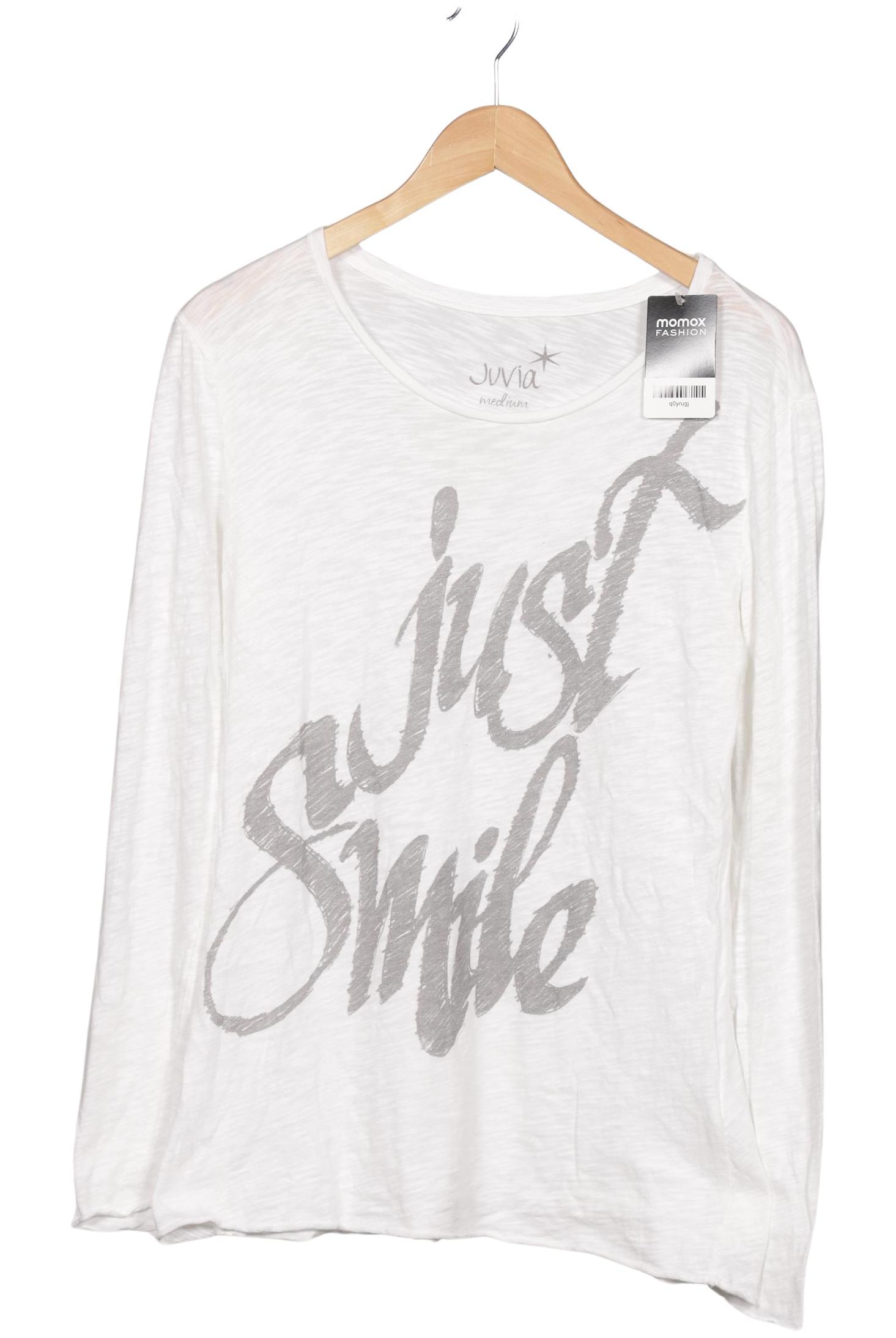 

Juvia Damen Langarmshirt, weiß, Gr. 38