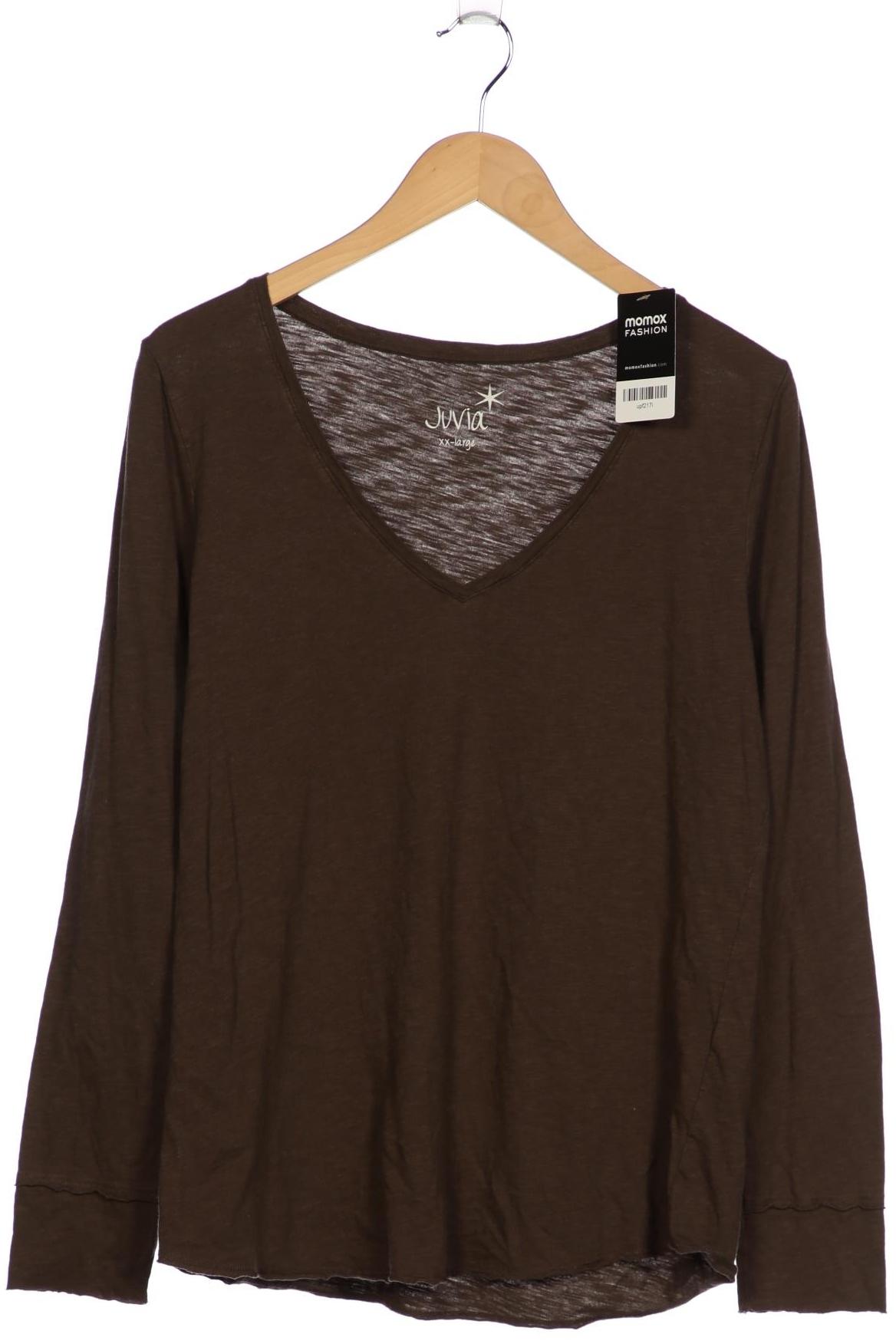

Juvia Damen Langarmshirt, braun, Gr. 46