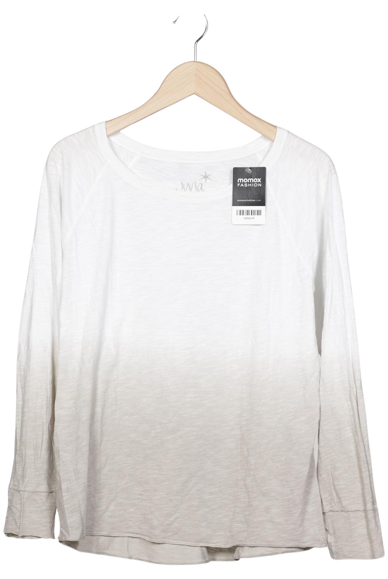 

Juvia Damen Langarmshirt, weiß, Gr. 42