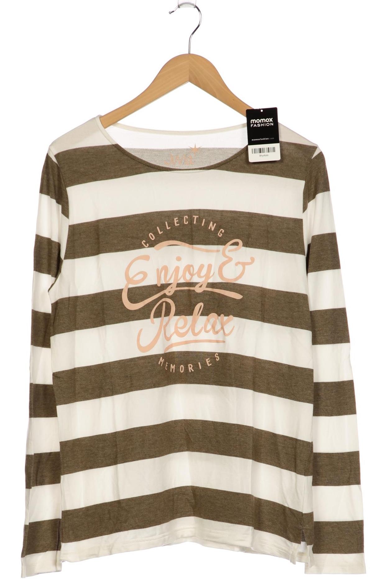 

Juvia Damen Langarmshirt, beige, Gr. 42