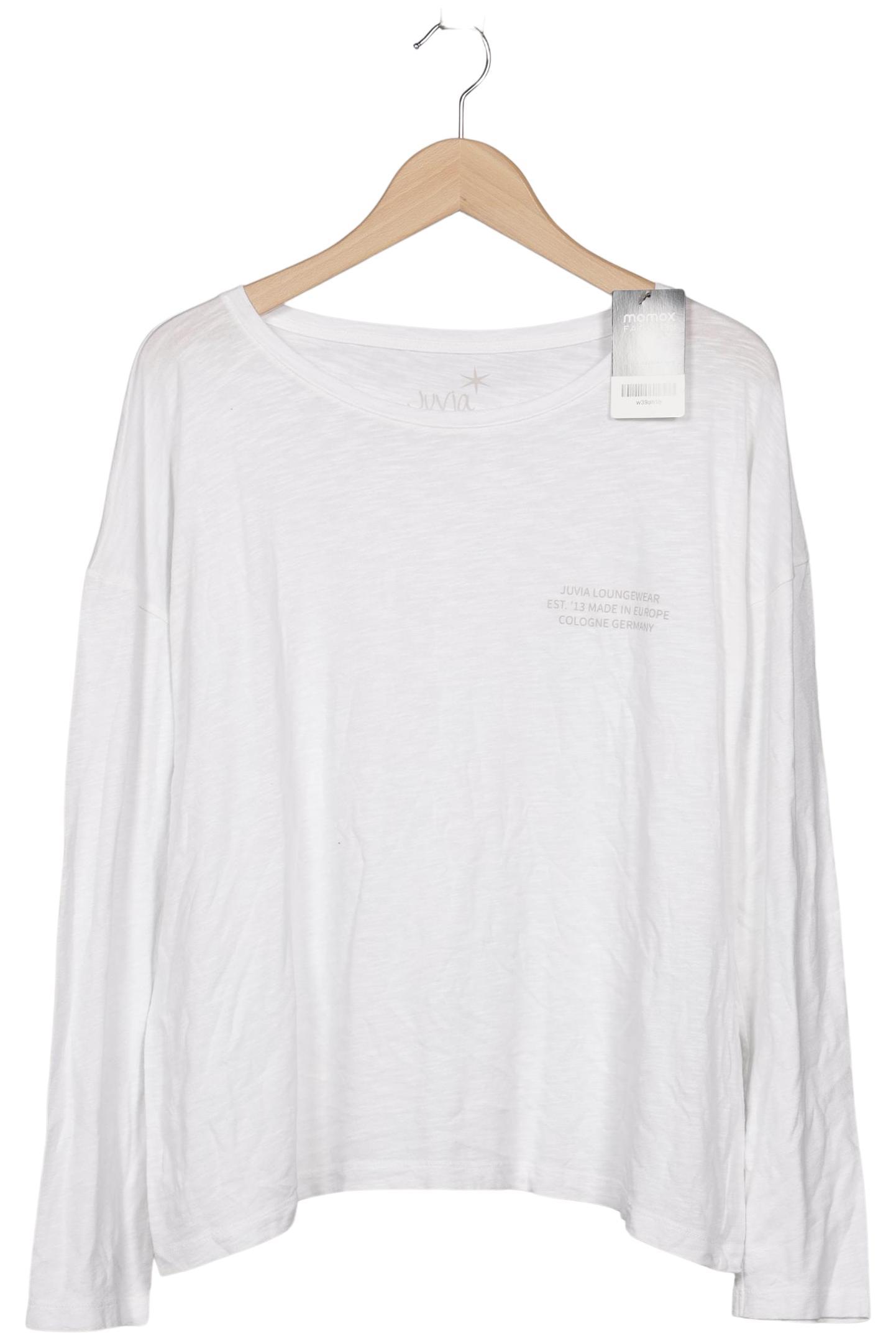 

Juvia Damen Langarmshirt, weiß, Gr. 44
