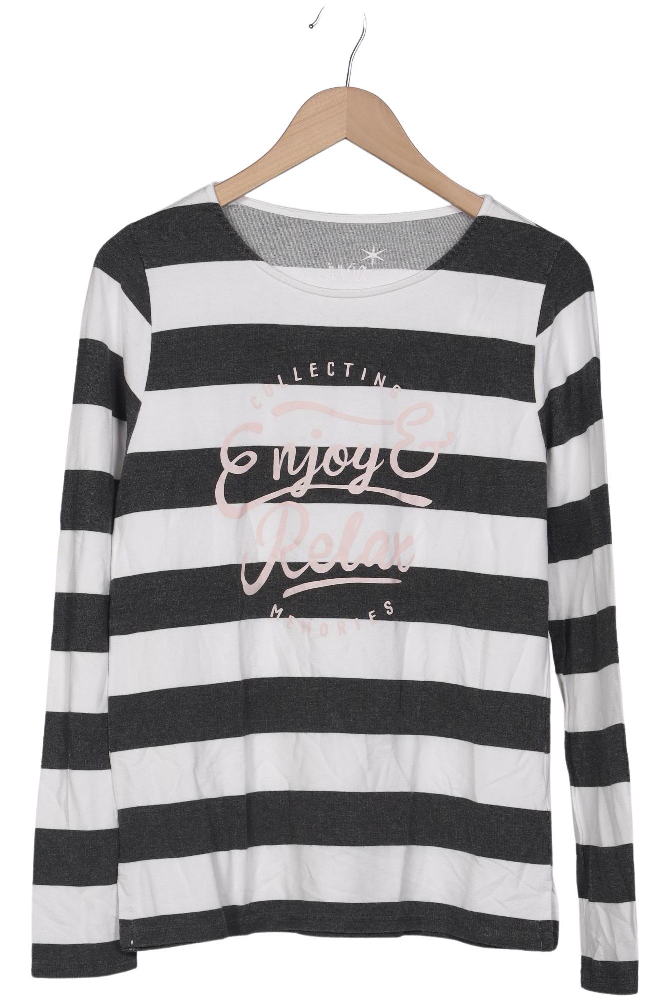 

Juvia Damen Langarmshirt, grau, Gr. 36
