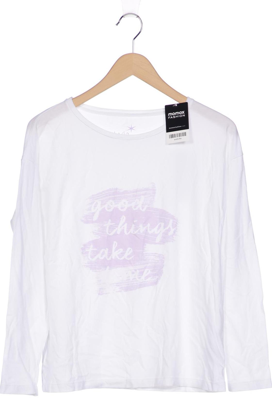 

Juvia Damen Langarmshirt, weiß, Gr. 36