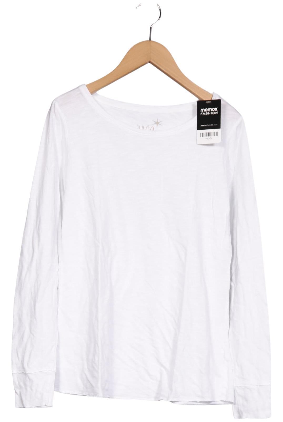 

Juvia Damen Langarmshirt, weiß, Gr. 36