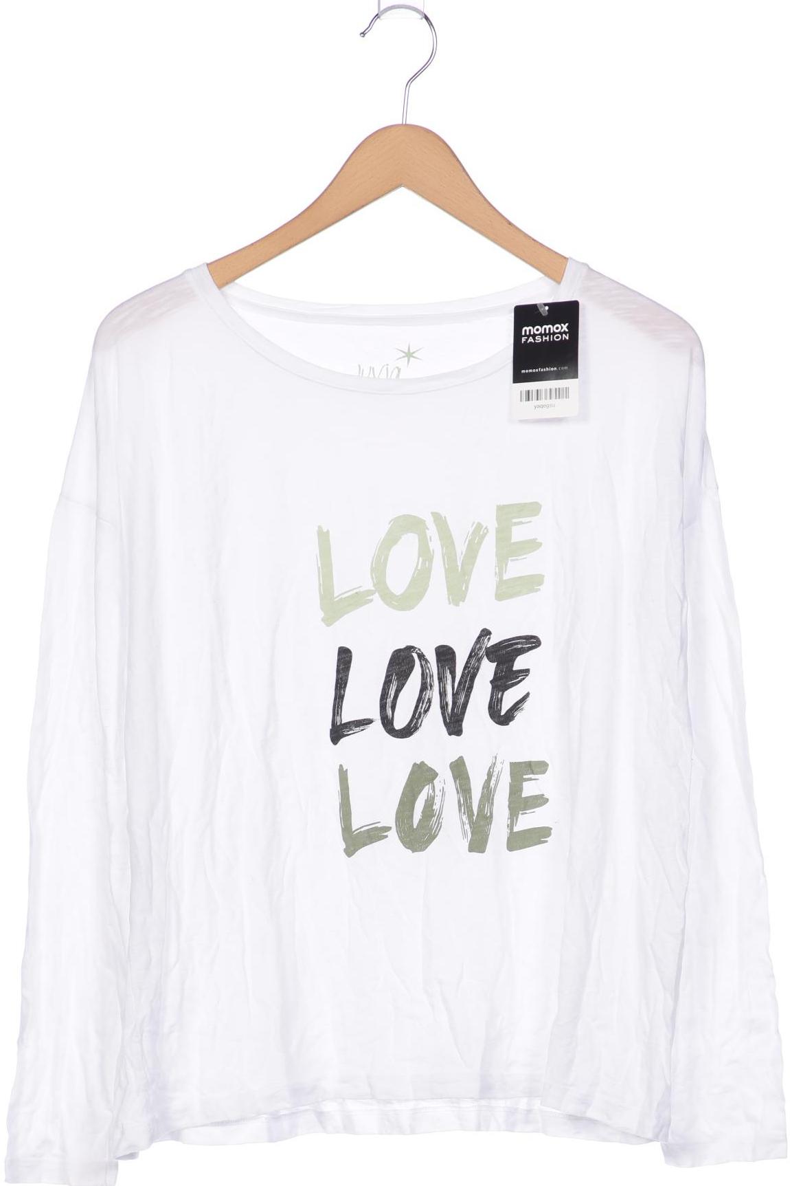 

Juvia Damen Langarmshirt, weiß, Gr. 44