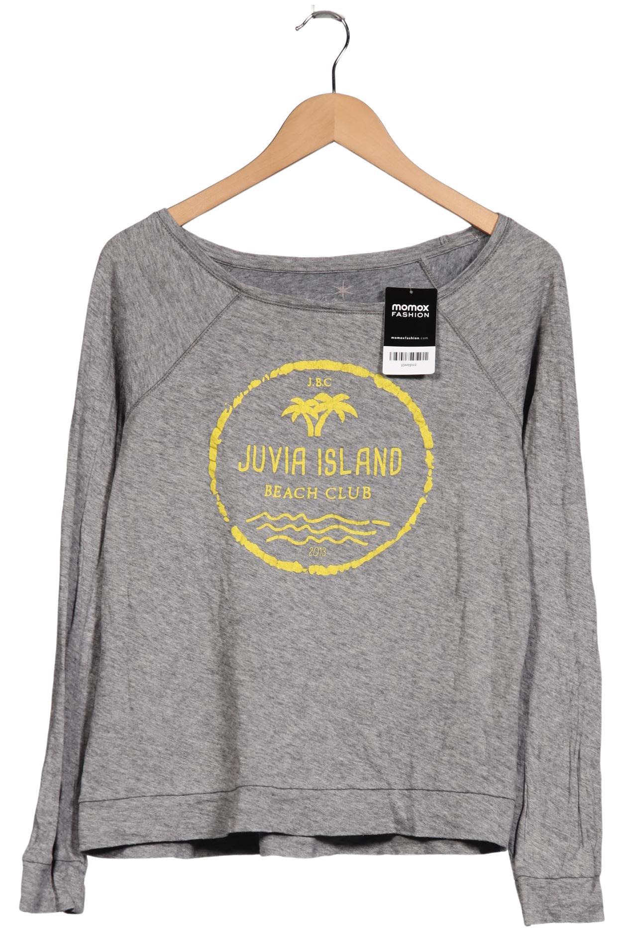 

Juvia Damen Langarmshirt, grau, Gr. 36