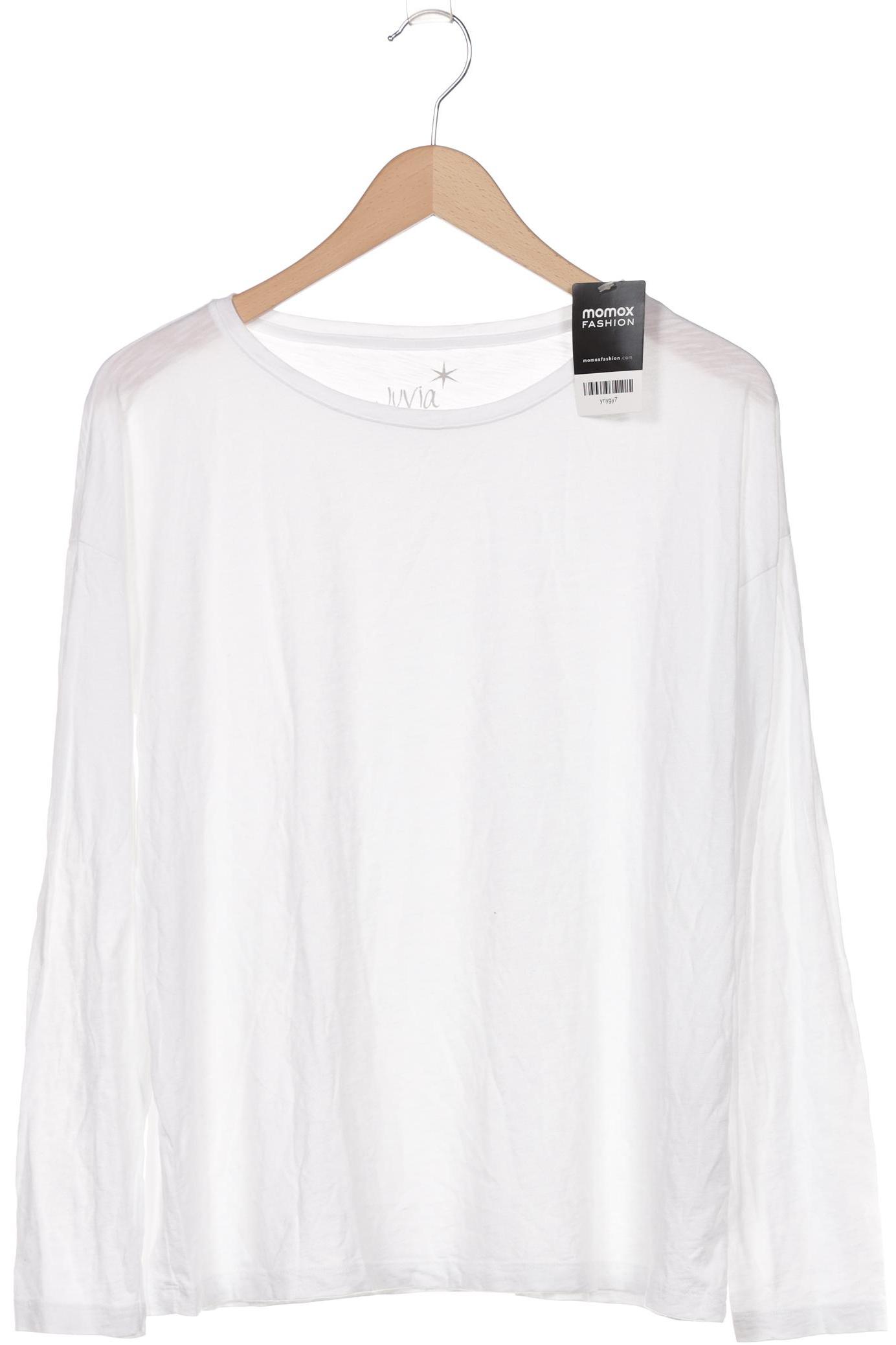 

Juvia Damen Langarmshirt, weiß, Gr. 42