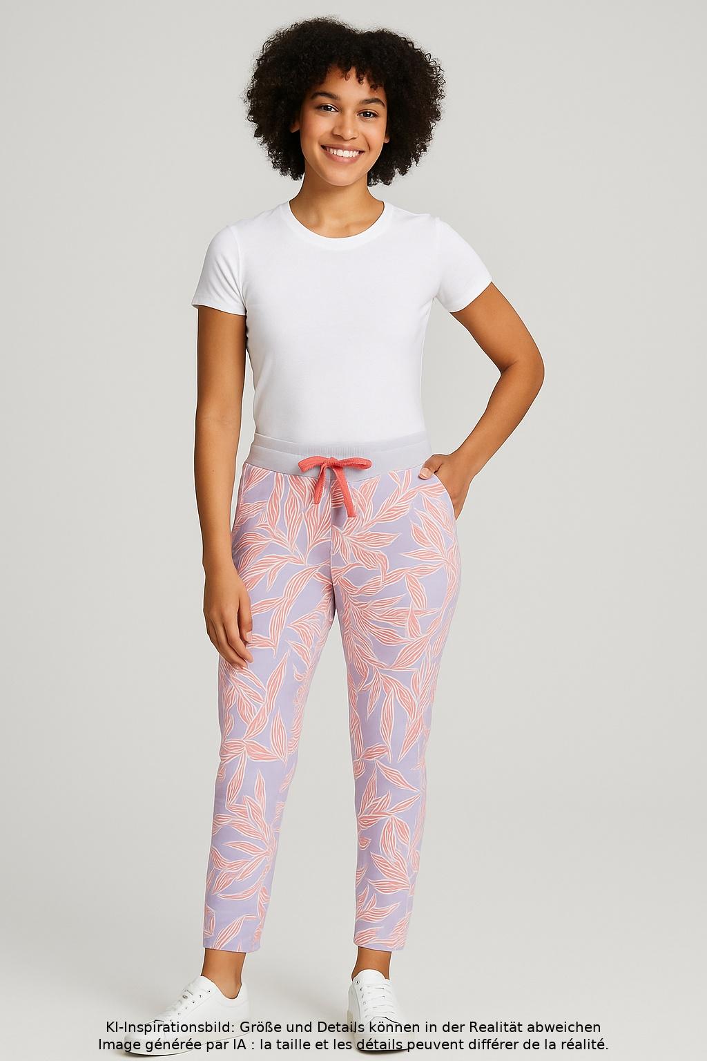 

Juvia Damen Stoffhose, mehrfarbig, Gr. 0