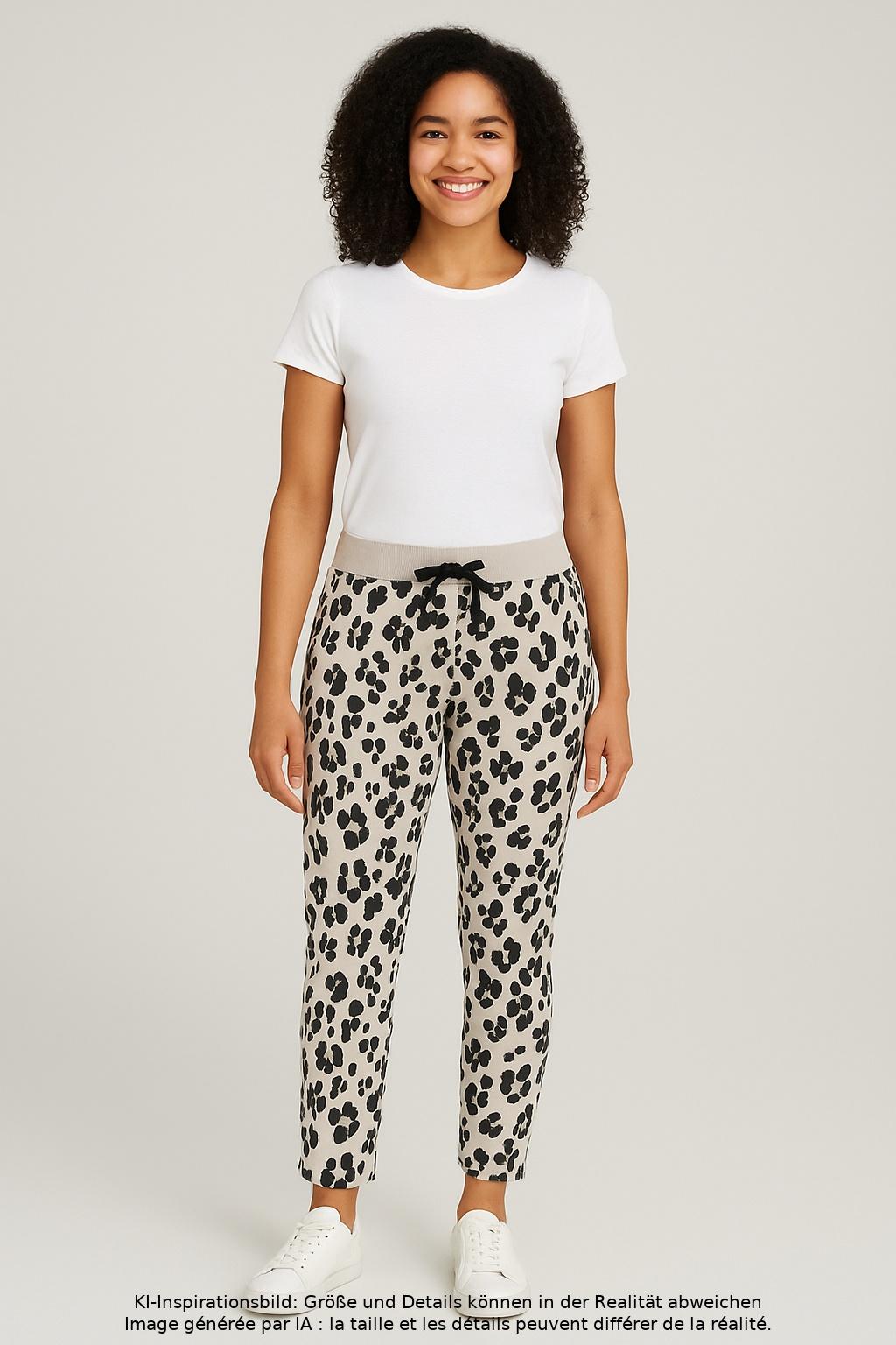 

Juvia Damen Stoffhose, beige, Gr. 0