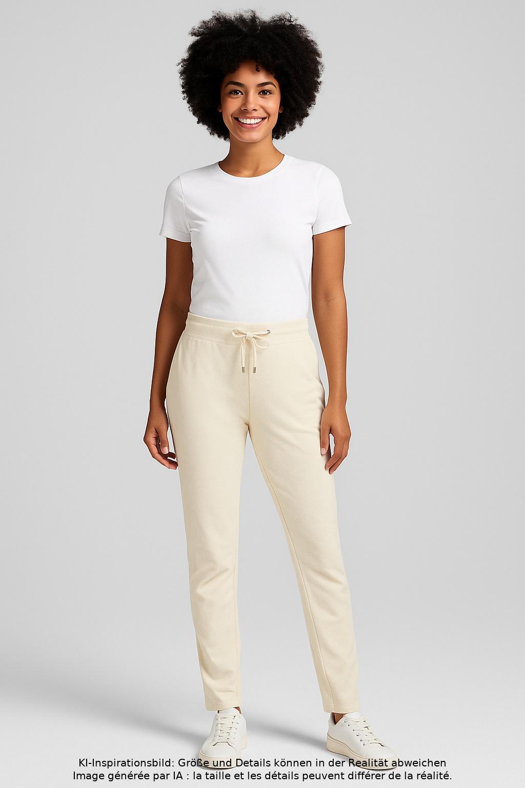 

Juvia Damen Stoffhose, cremeweiß, Gr. 0