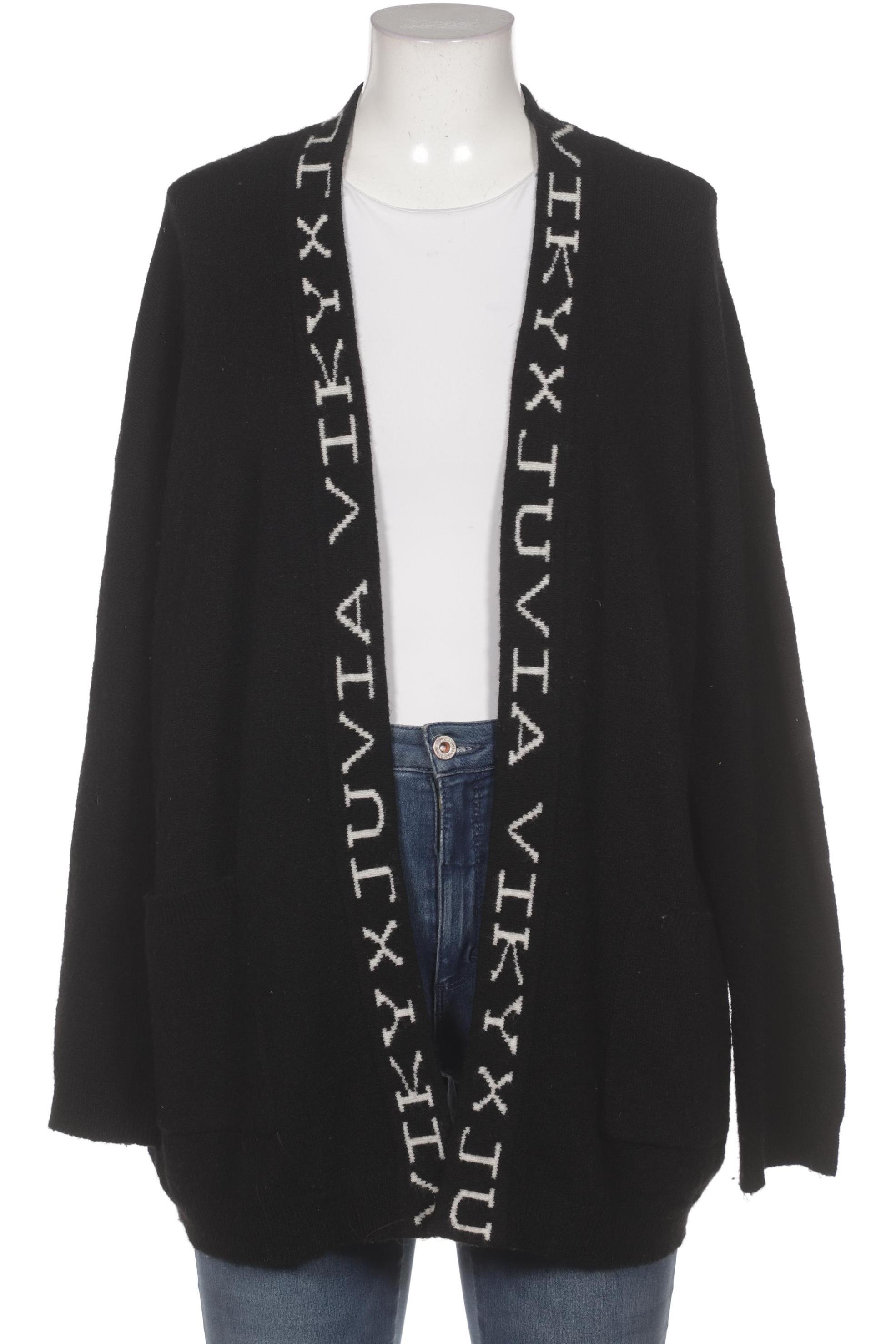 

Juvia Damen Strickjacke, schwarz, Gr. 42