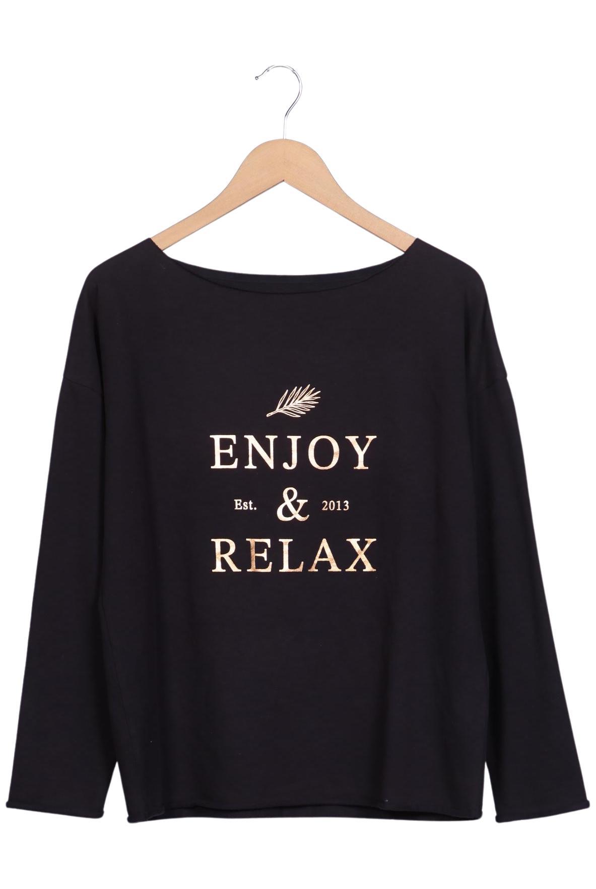 

Juvia Damen Sweatshirt, schwarz, Gr. 34