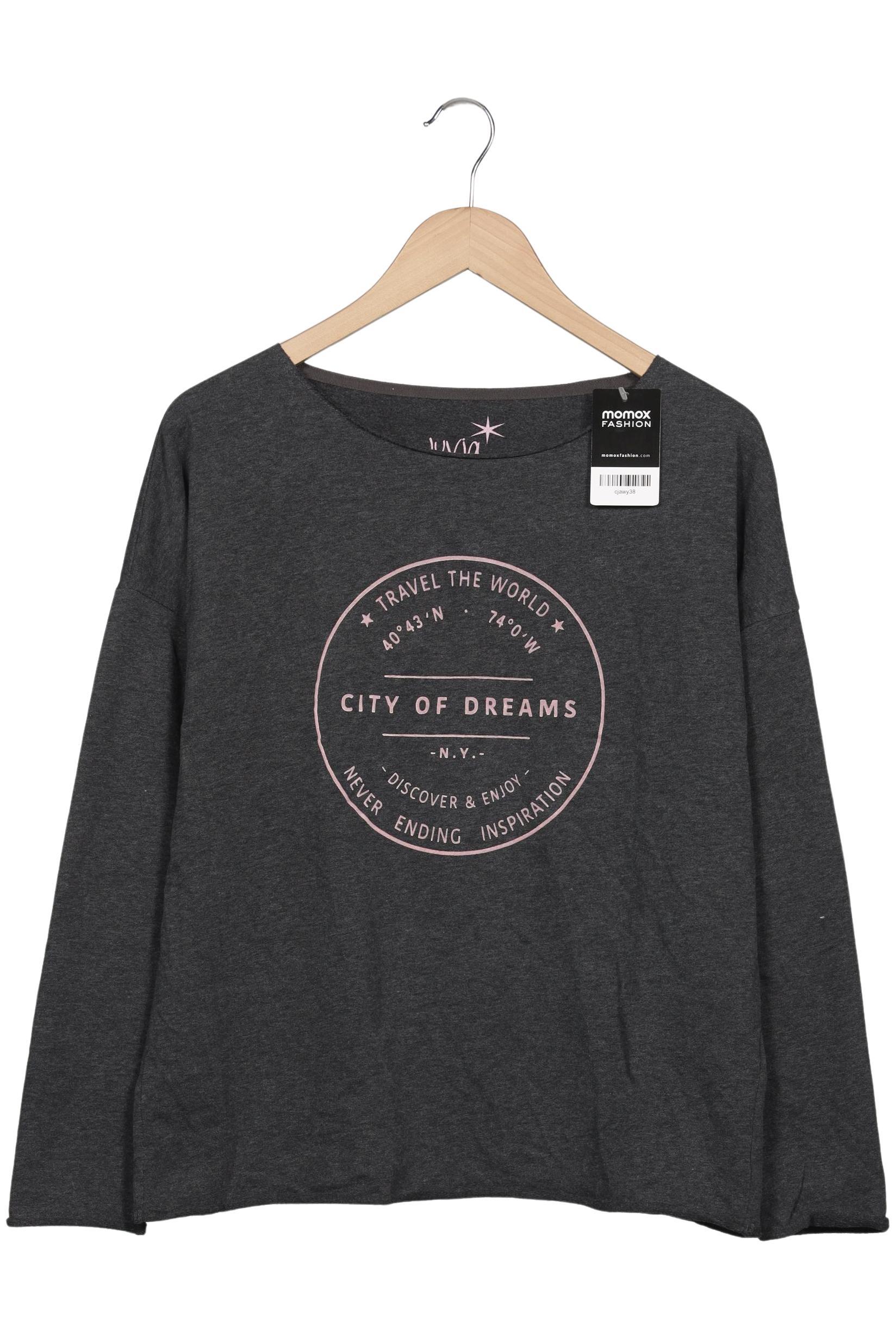 

Juvia Damen Sweatshirt, grau, Gr. 34