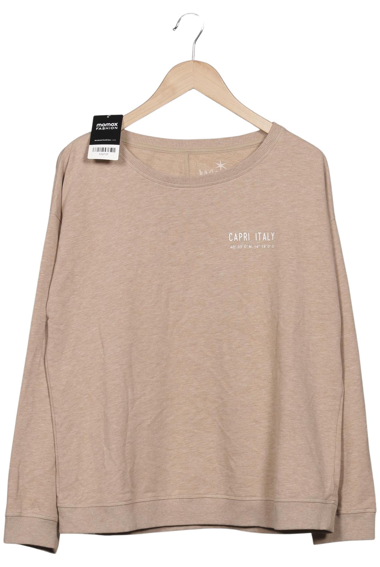 

Juvia Damen Sweatshirt, beige, Gr. 44