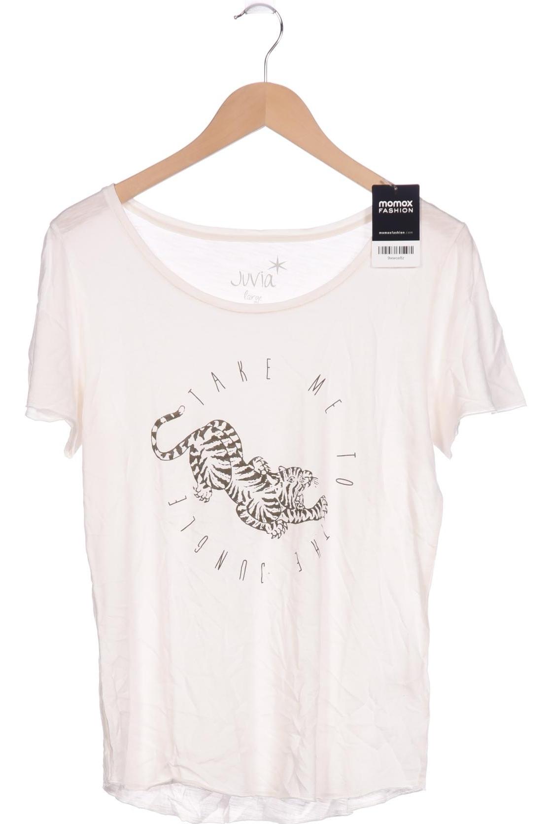 

Juvia Damen T-Shirt, cremeweiß, Gr. 42