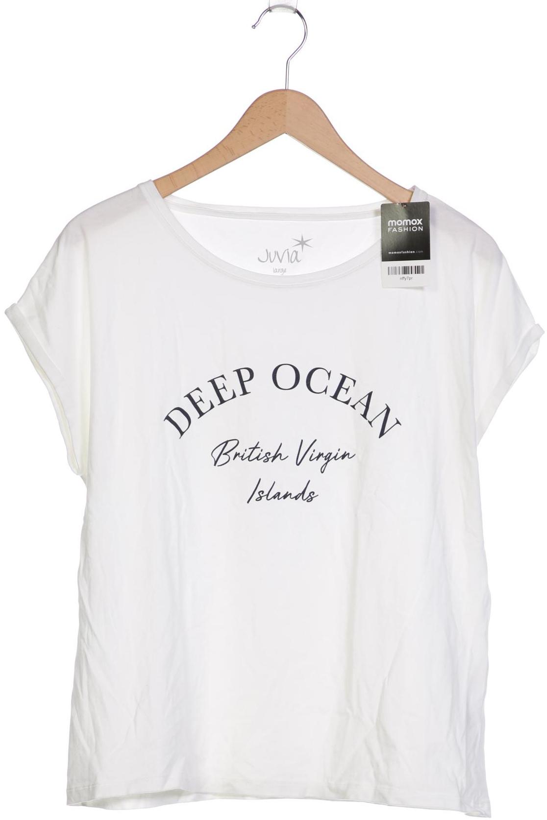 

Juvia Damen T-Shirt, weiß, Gr. 42