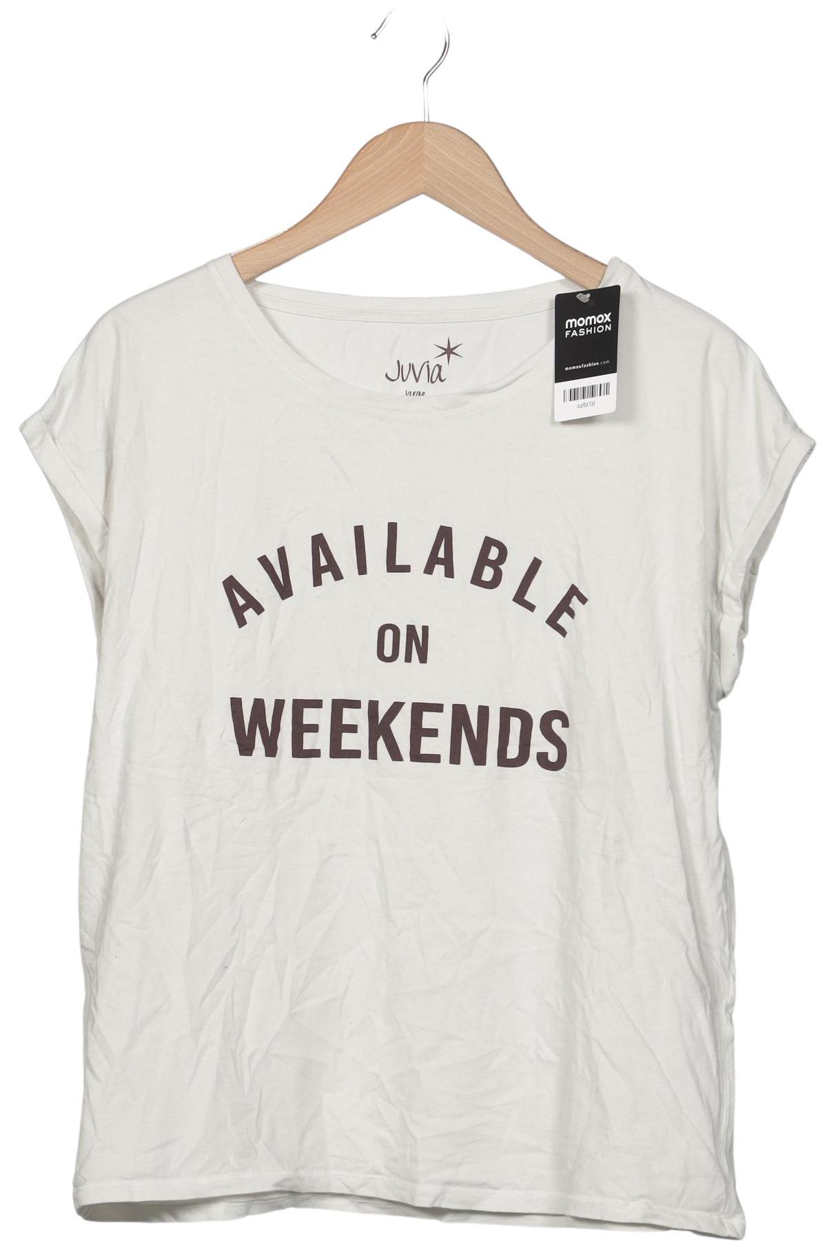 

Juvia Damen T-Shirt, cremeweiß, Gr. 42