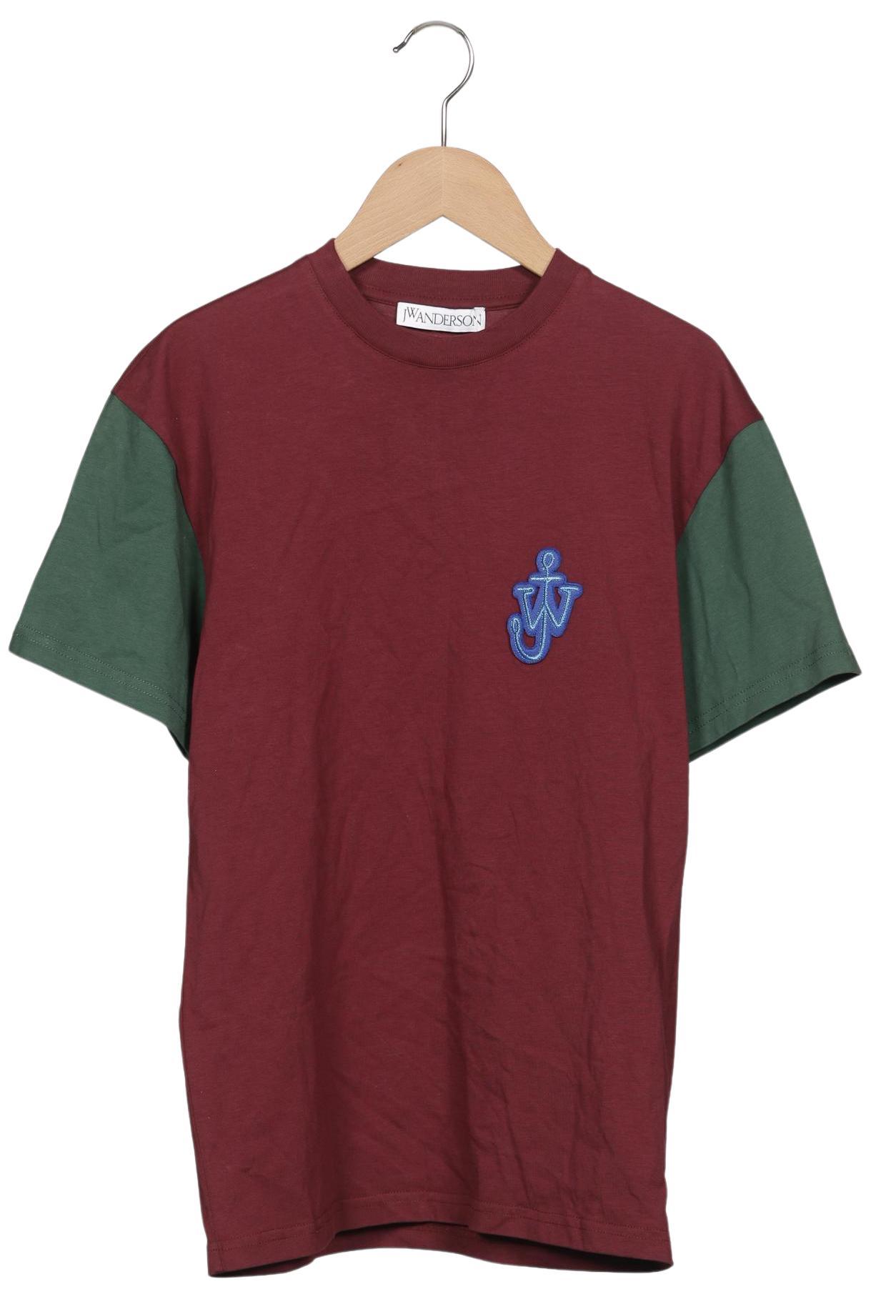 

JW Anderson Herren T-Shirt, bordeaux, Gr. 42