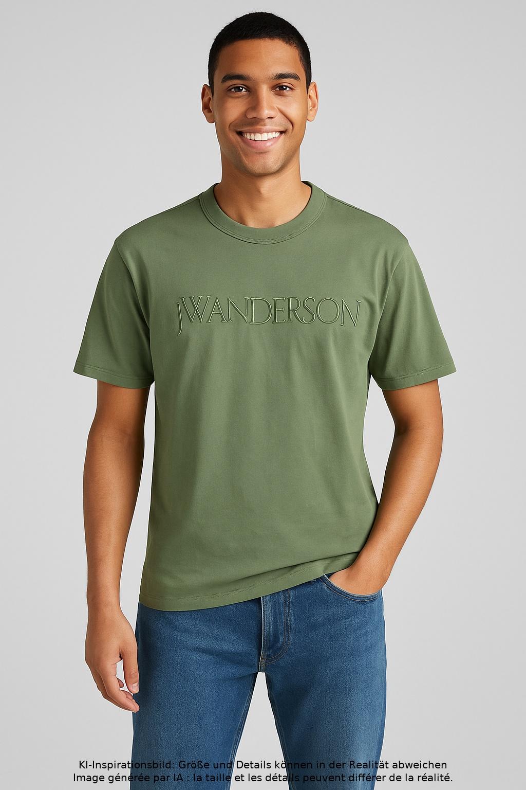 

JW Anderson Herren T-Shirt, grün, Gr. 46