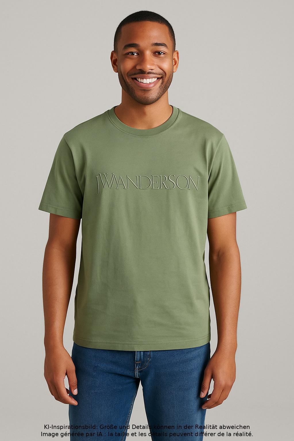 Thumbnail - JW Anderson Herren T-Shirt, grün, Gr. 46