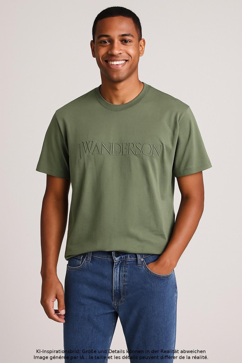 

JW Anderson Herren T-Shirt, grün, Gr. 46