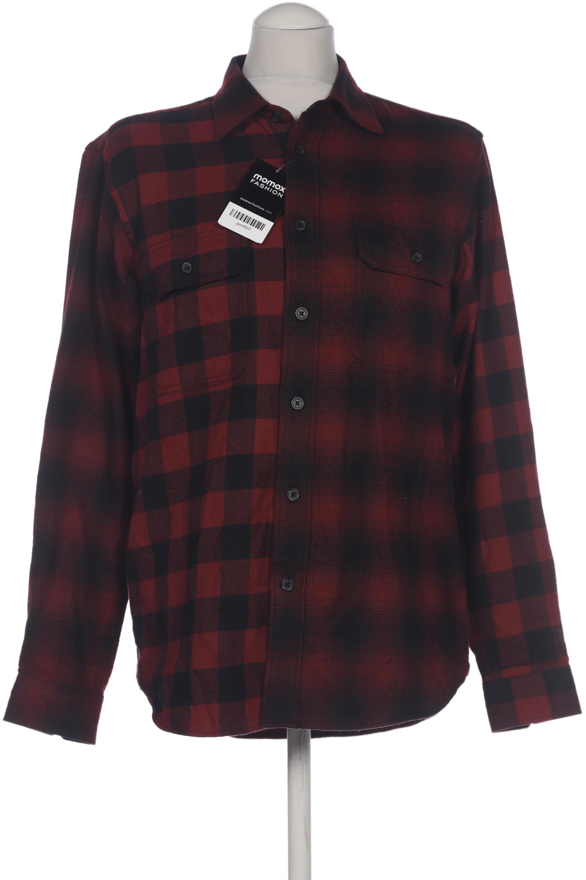 

JW Anderson & Uniqlo Herren Hemd, bordeaux, Gr. 44