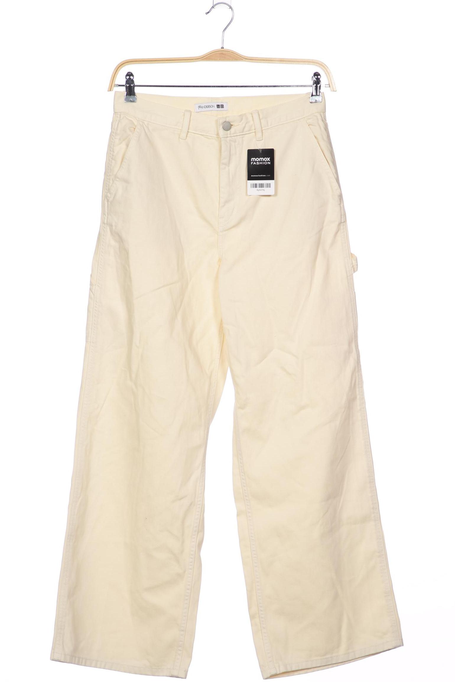 

JW Anderson & Uniqlo Herren Jeans, cremeweiß, Gr. 28
