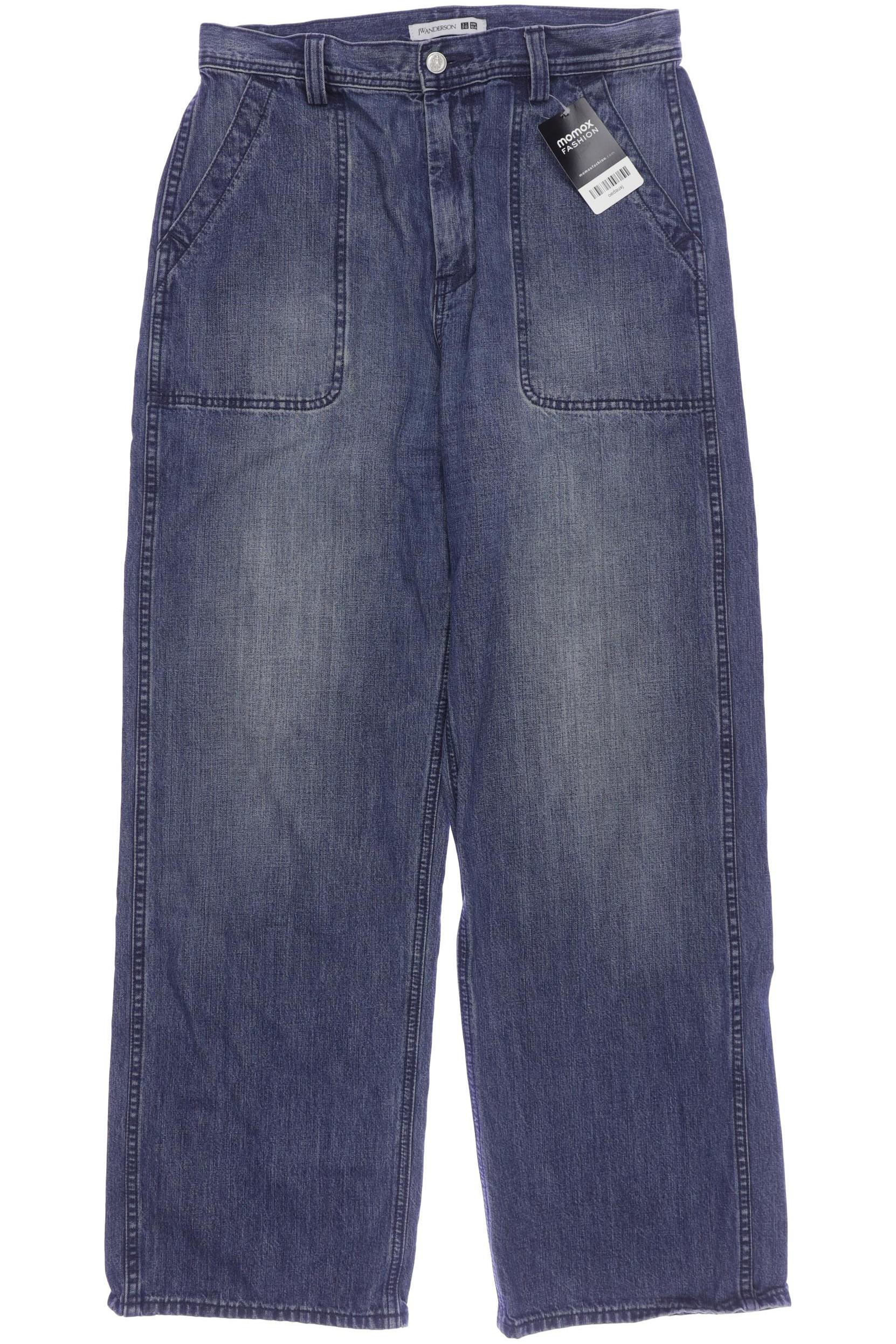

JW Anderson & Uniqlo Damen Jeans, blau, Gr. 28