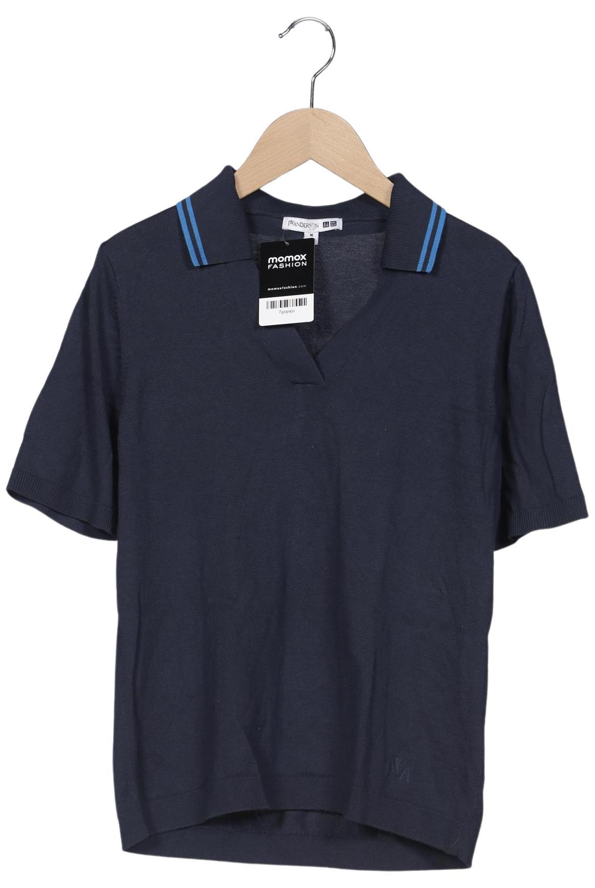 

JW Anderson & Uniqlo Damen Poloshirt, marineblau, Gr. 38