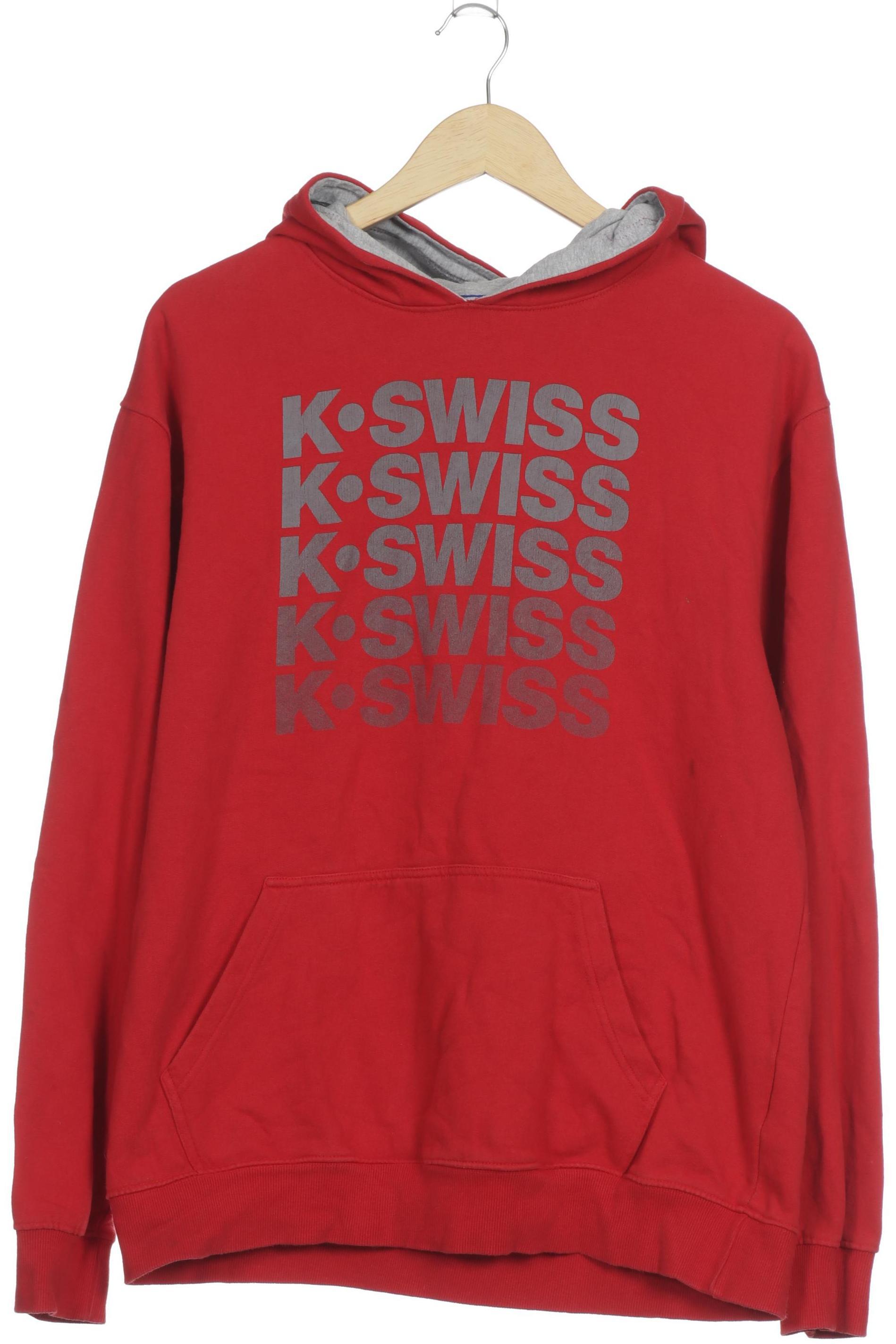 Thumbnail - K Swiss Herren Kapuzenpullover, rot, Gr.