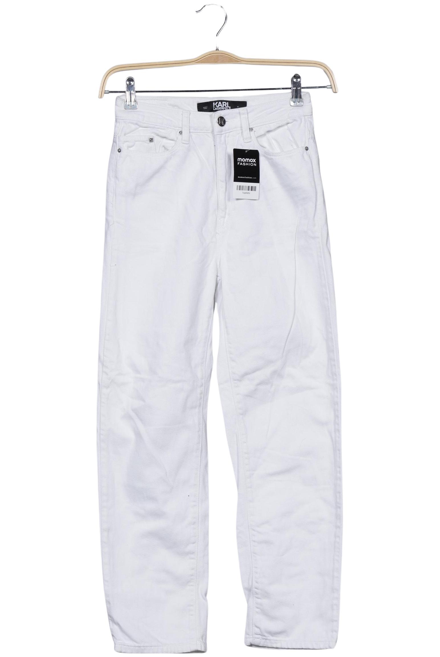 

K by Karl Lagerfeld Damen Jeans, weiß, Gr. 25