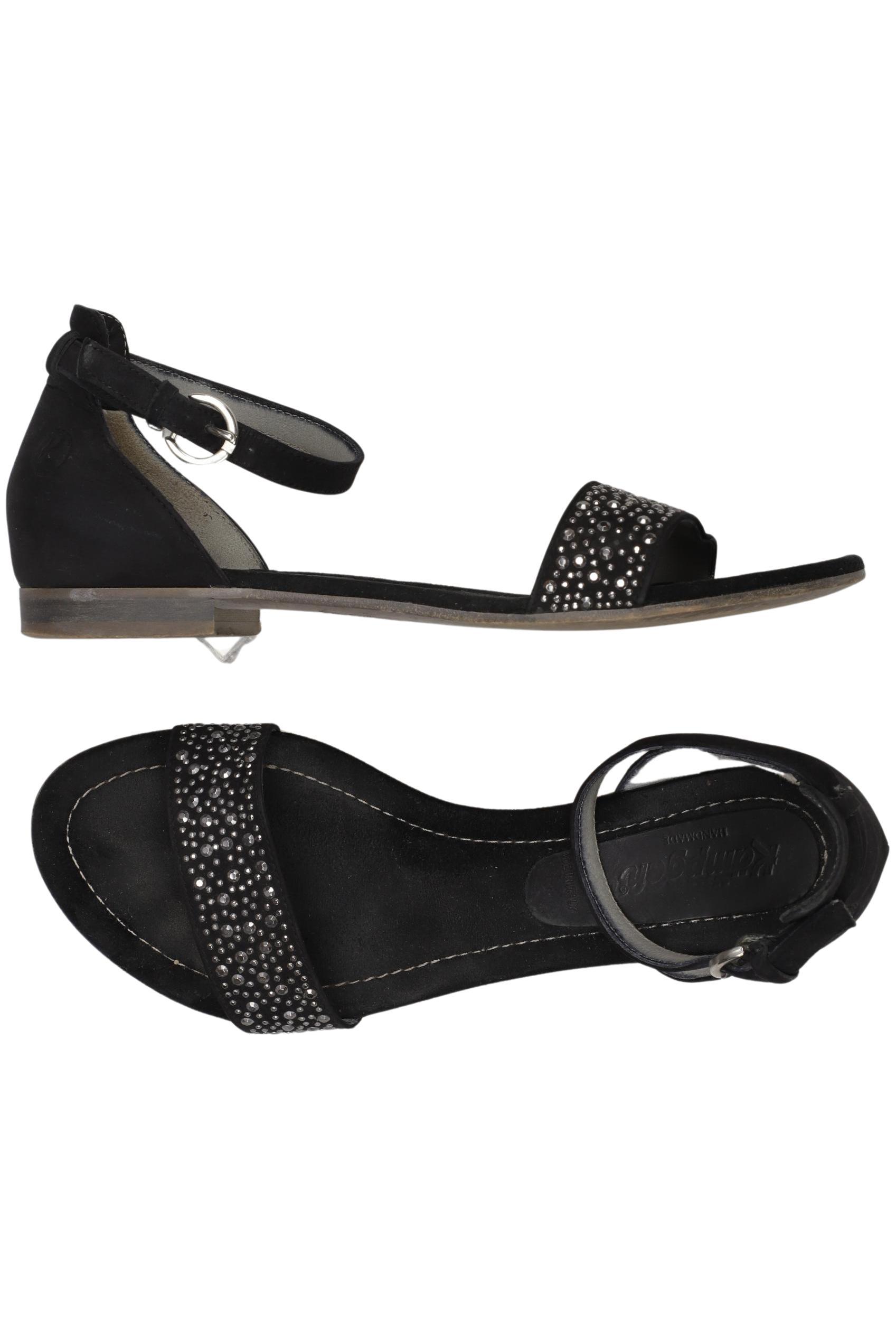

Kämpgen Damen Sandale, schwarz, Gr. 37