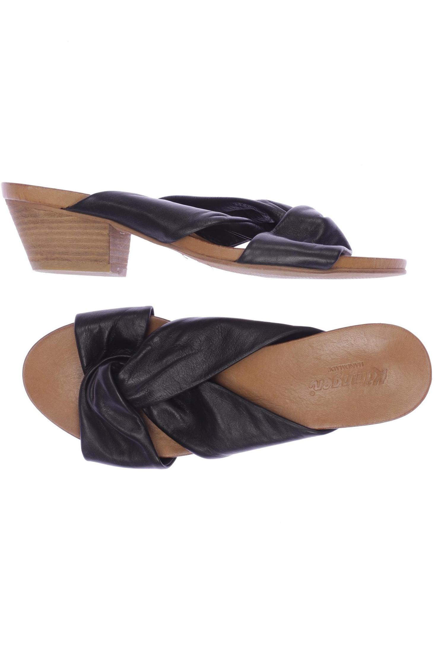 

Kämpgen Damen Sandale, schwarz, Gr. 39
