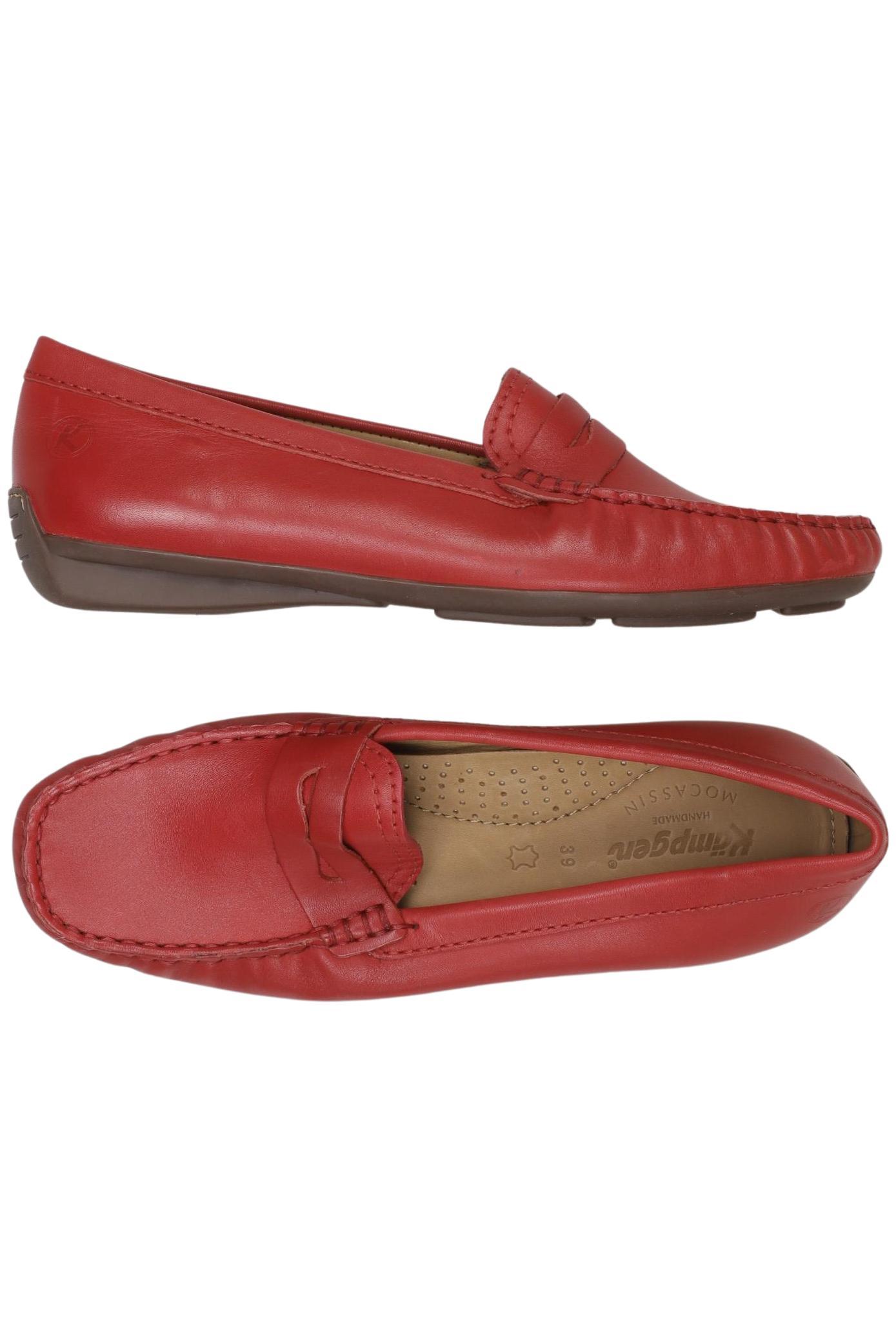 

Kämpgen Damen Halbschuh, rot, Gr. 39
