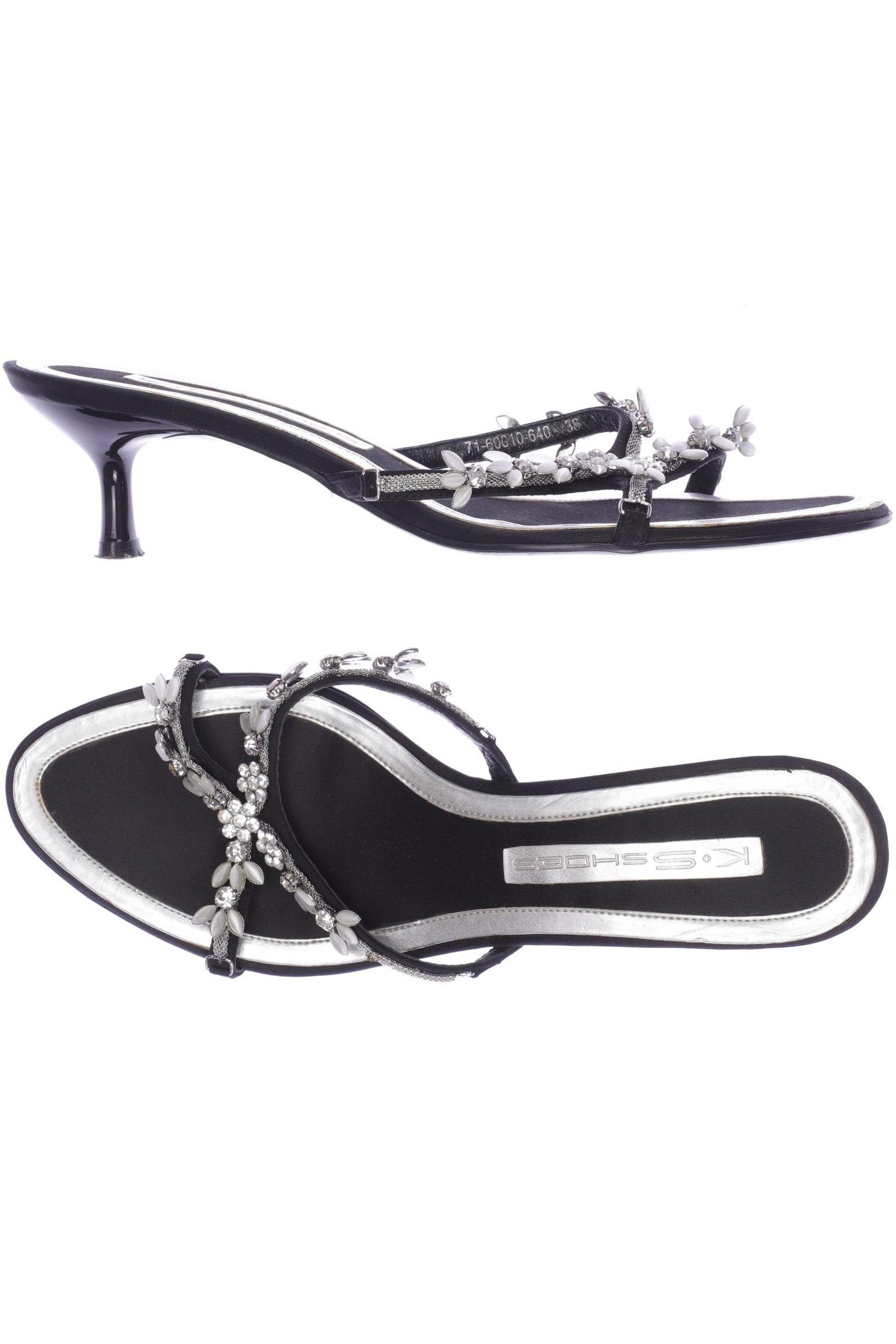 

K + S shoes Damen Sandale, silber, Gr. 38