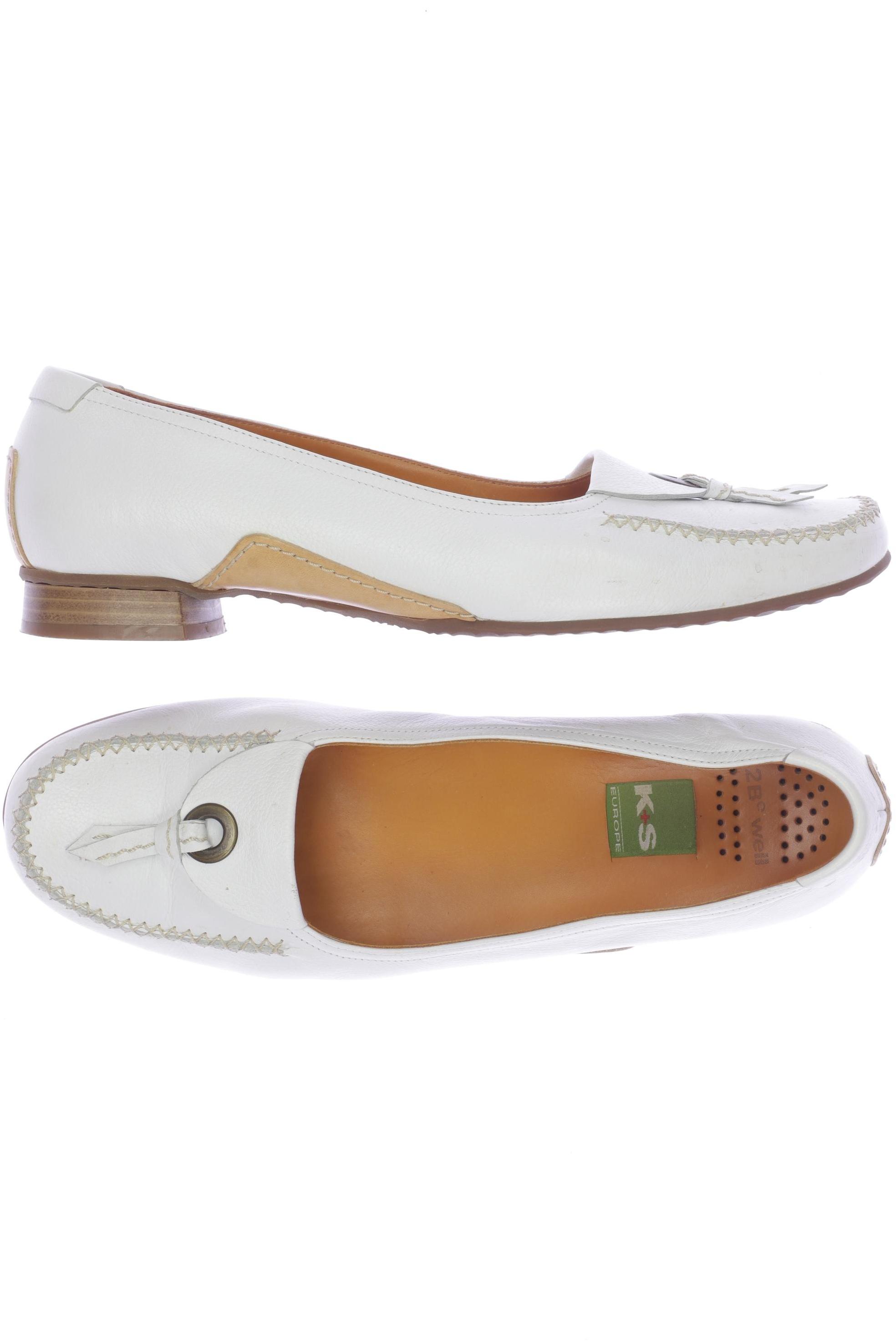 

K + S shoes Damen Halbschuh, weiß, Gr. 8.5