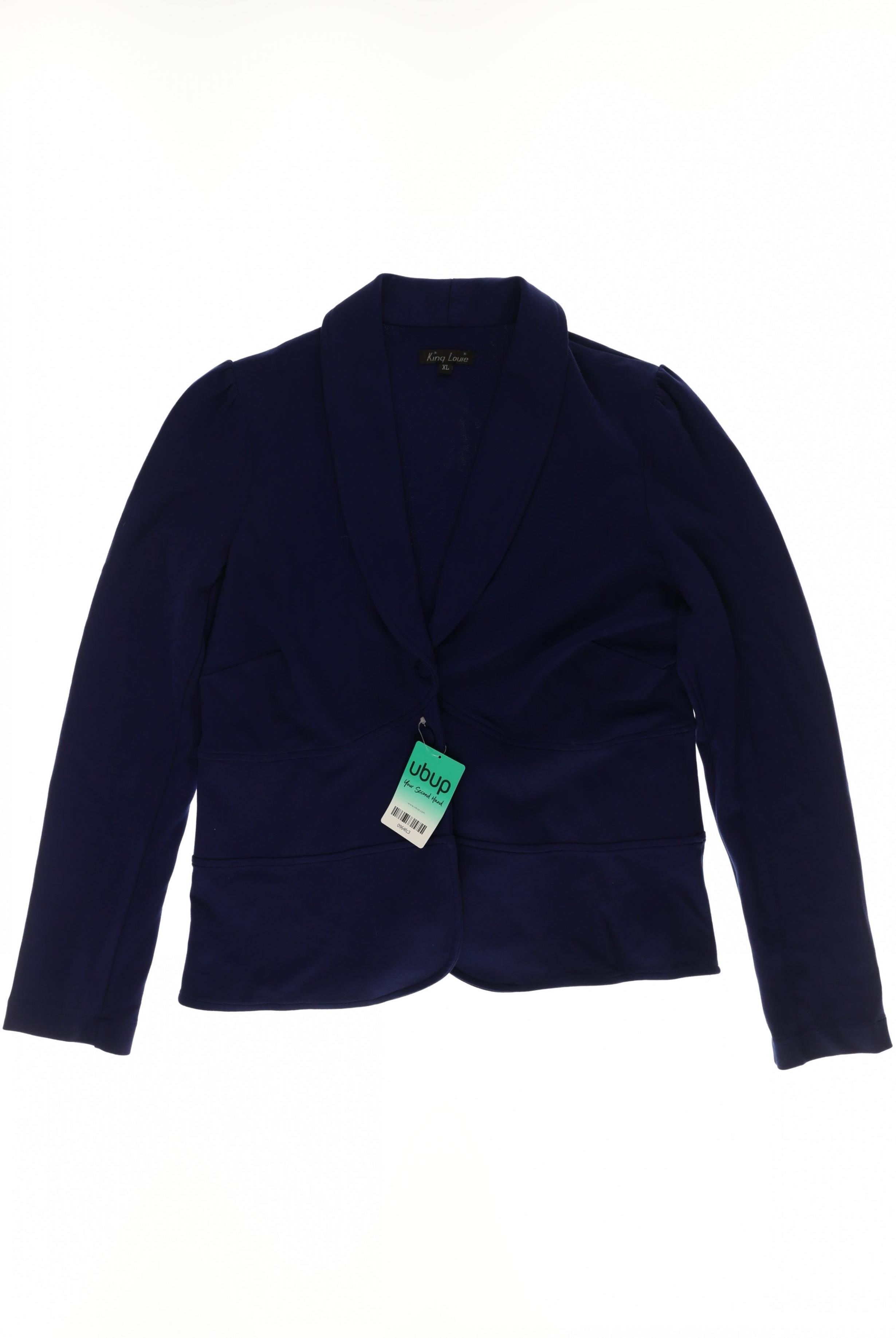 

King Louie Damen Blazer, blau, Gr.