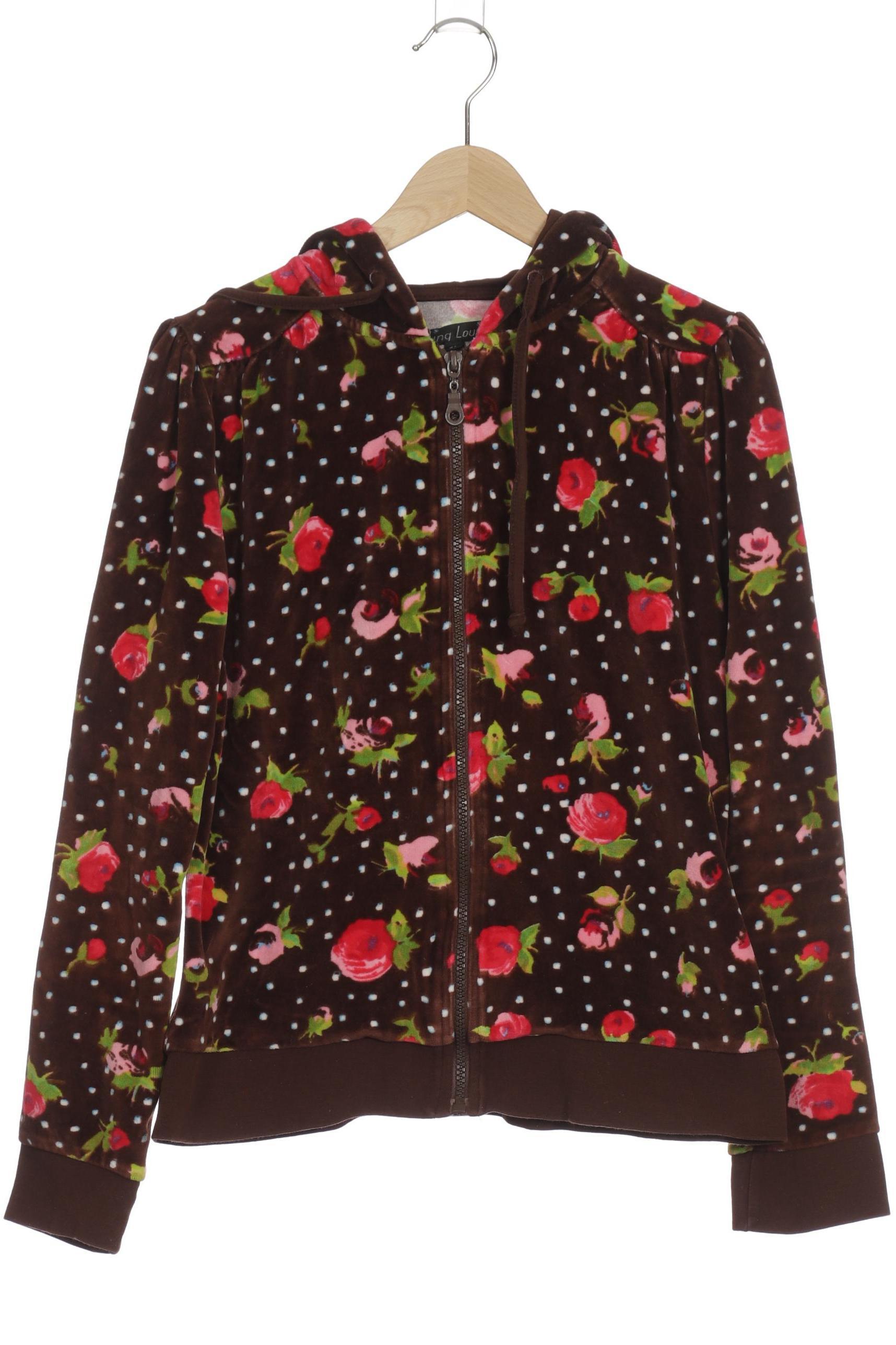 

King Louie Damen Kapuzenpullover, braun, Gr.