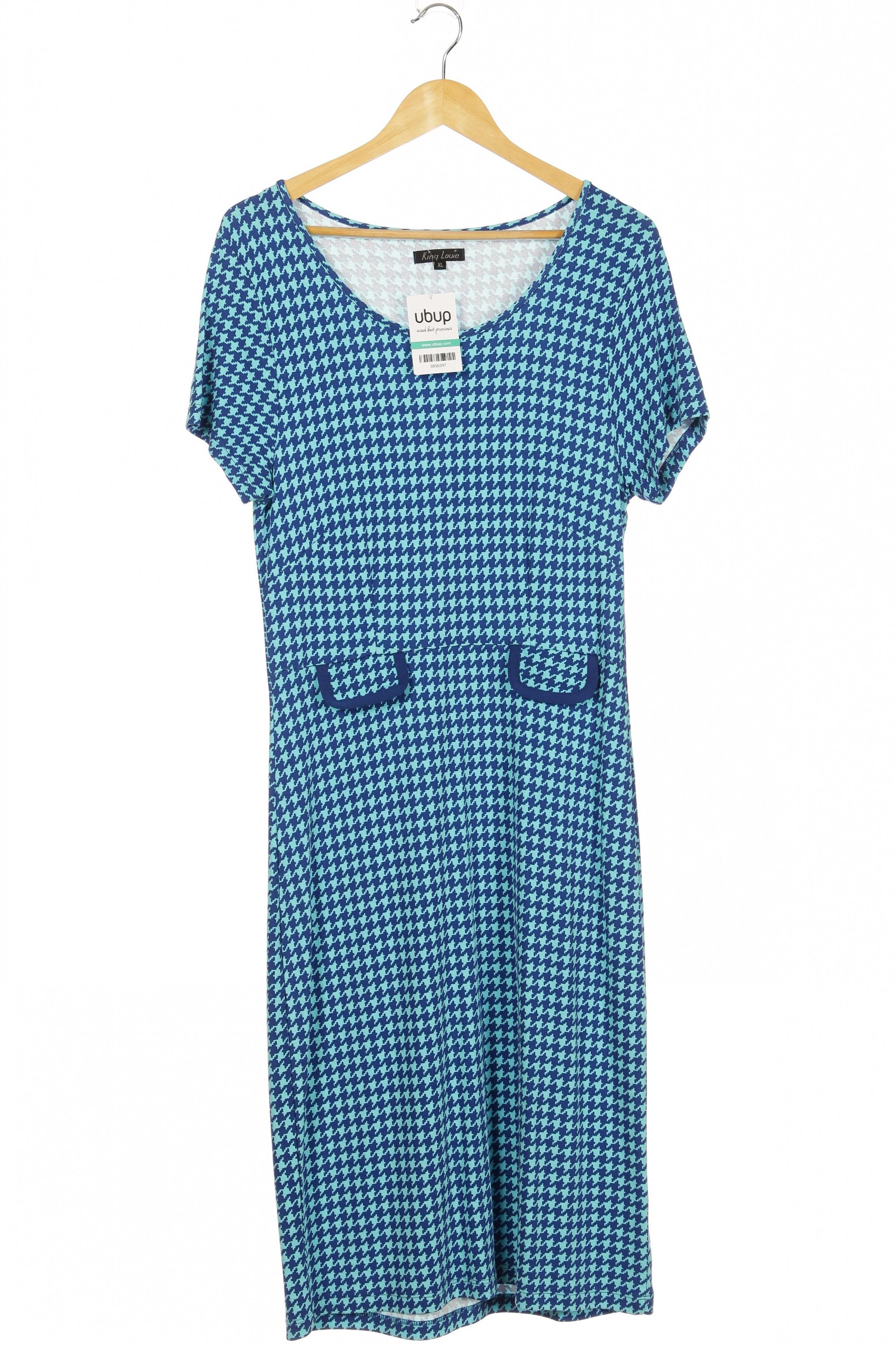 

King Louie Damen Kleid, blau, Gr.