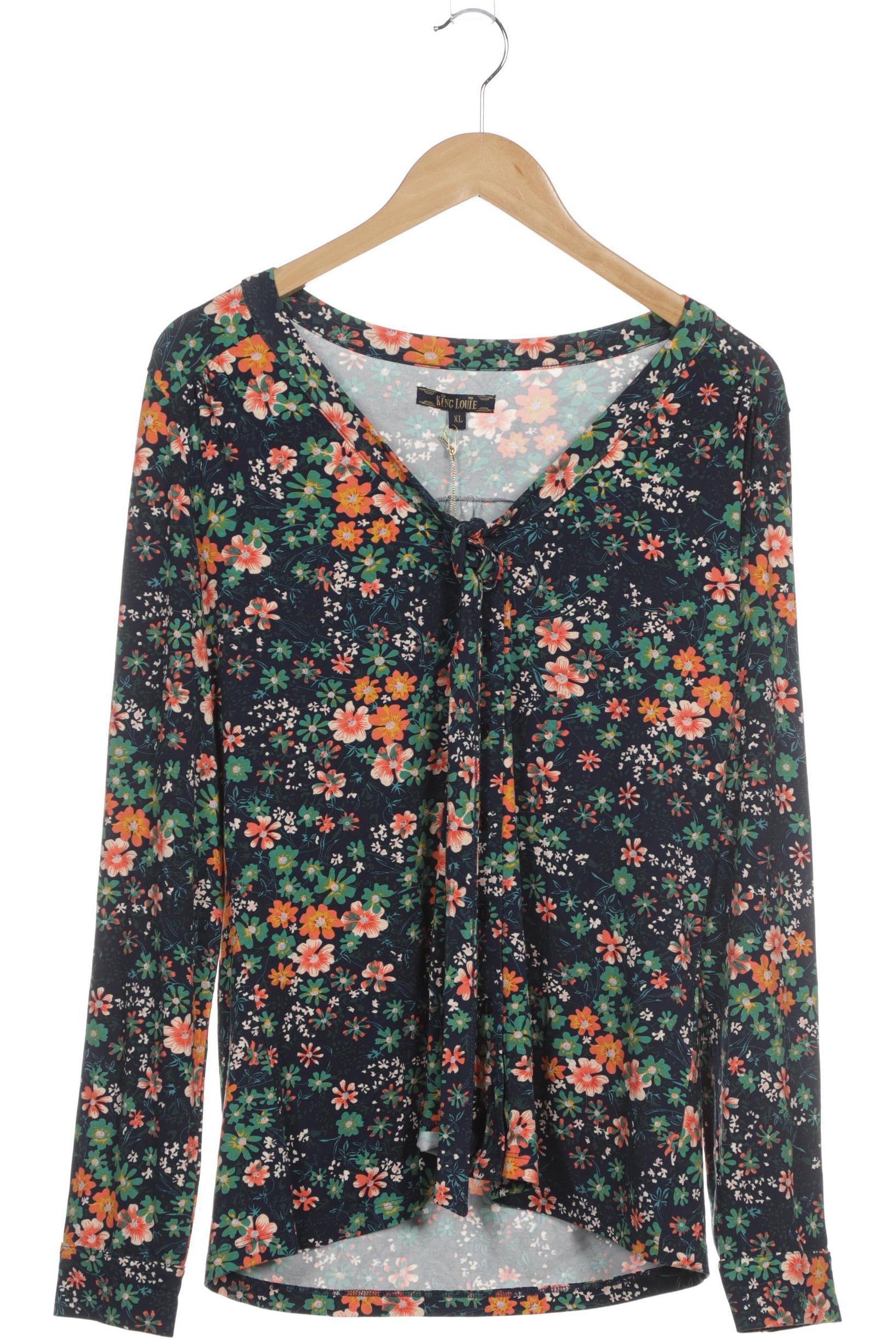 

King Louie Damen Langarmshirt, blau, Gr.