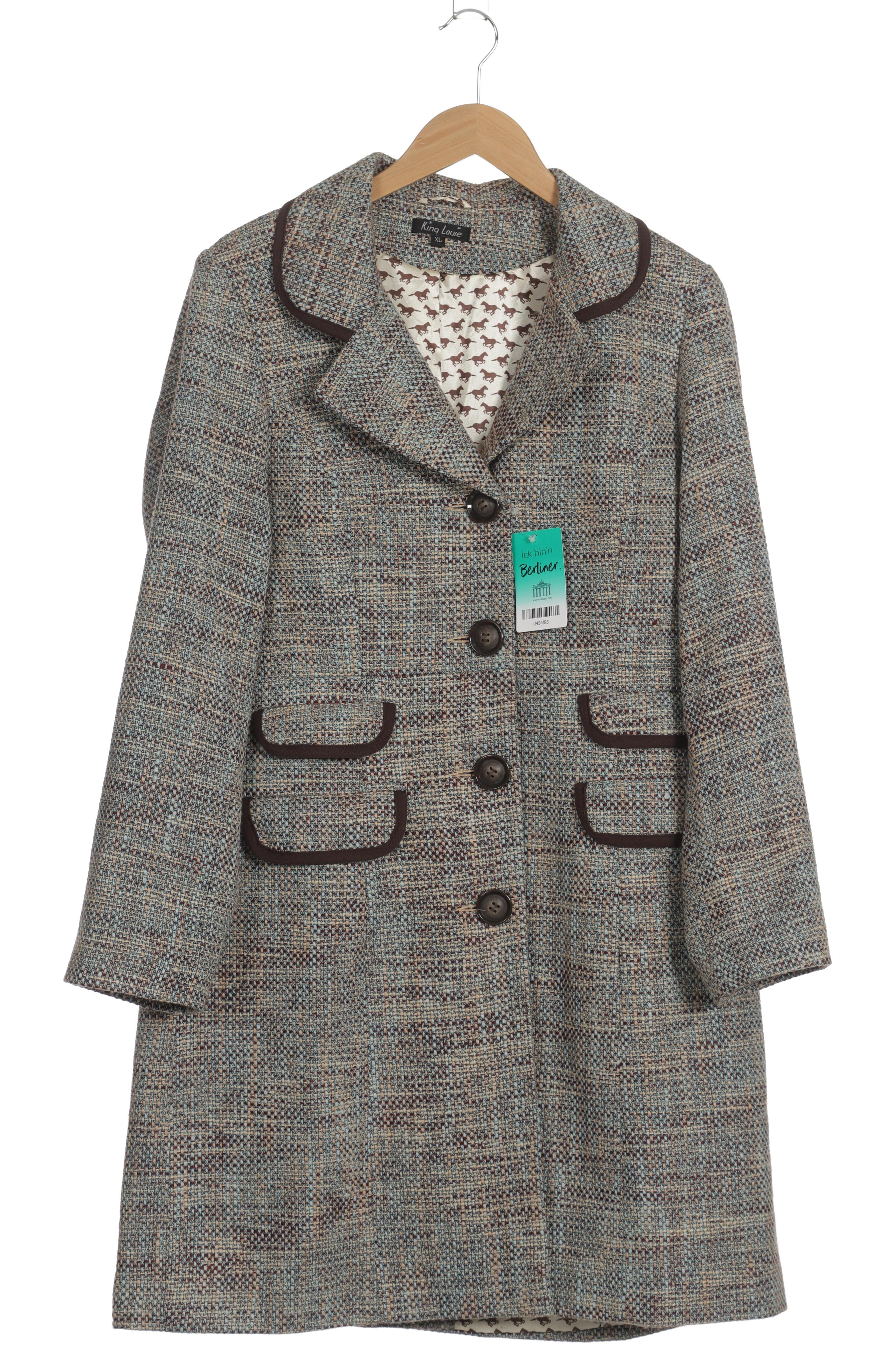 

King Louie Damen Mantel, braun, Gr.