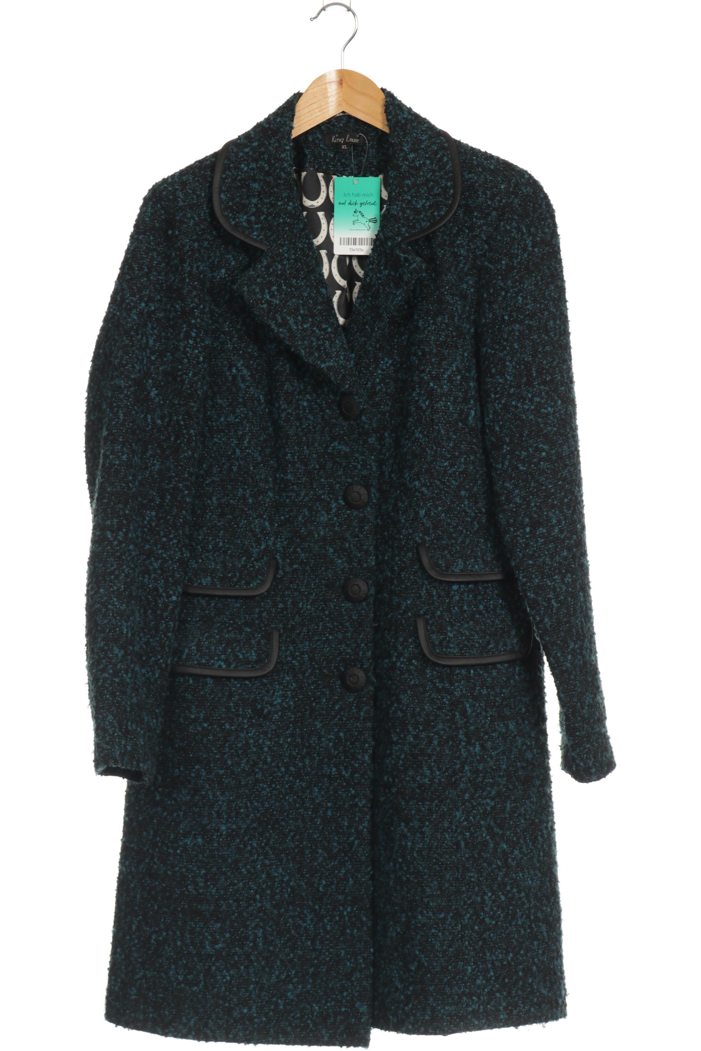 

King Louie Damen Mantel, türkis, Gr.