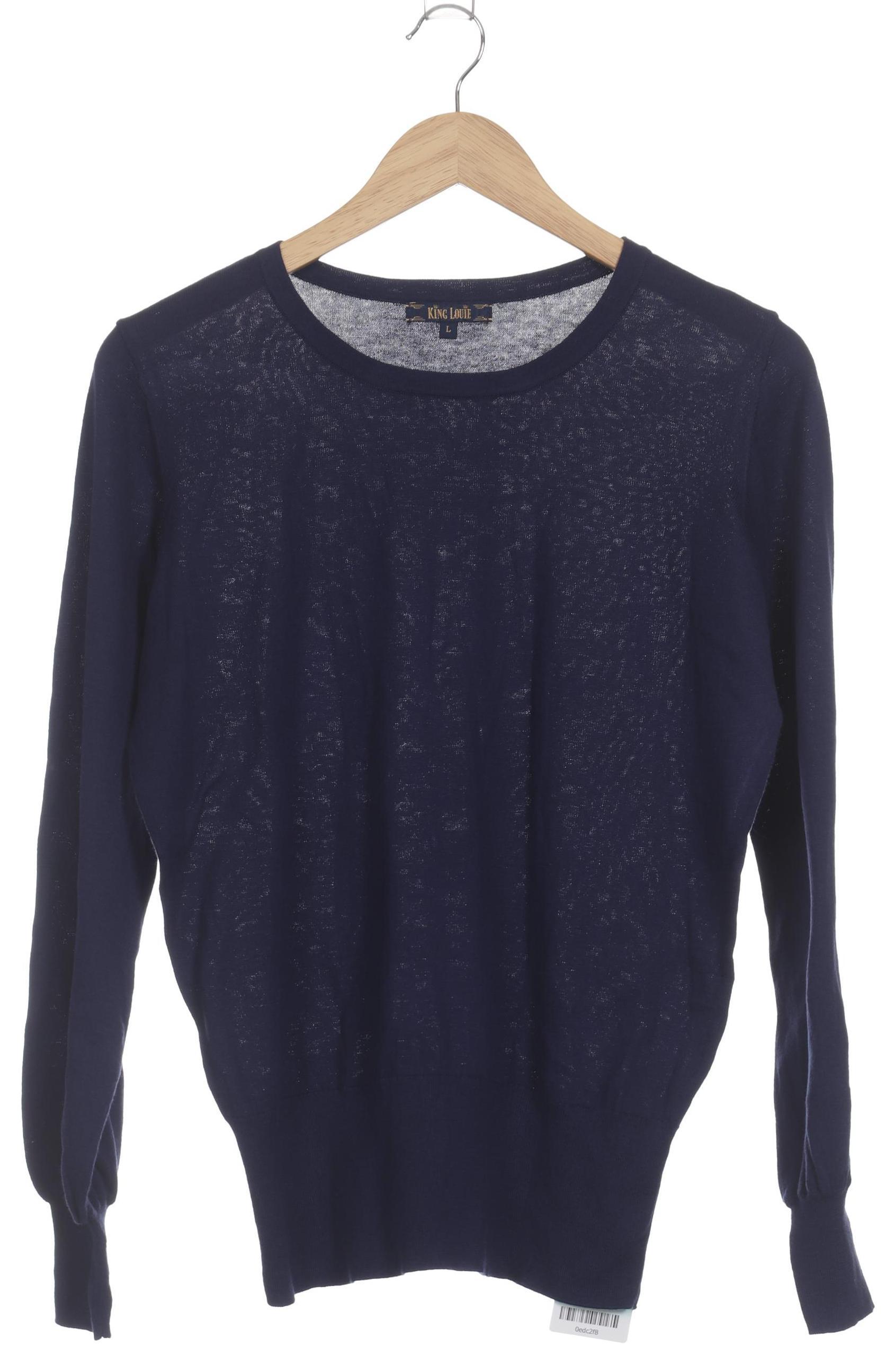 

King Louie Damen Pullover, blau, Gr.