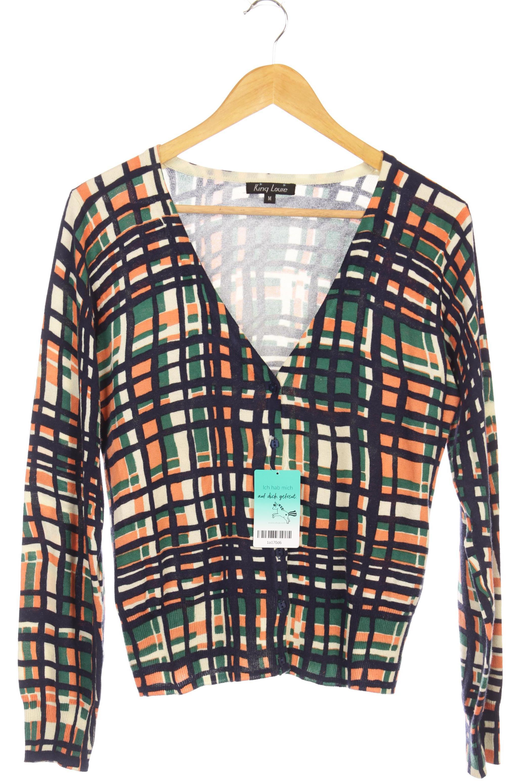 

King Louie Damen Strickjacke, blau, Gr.