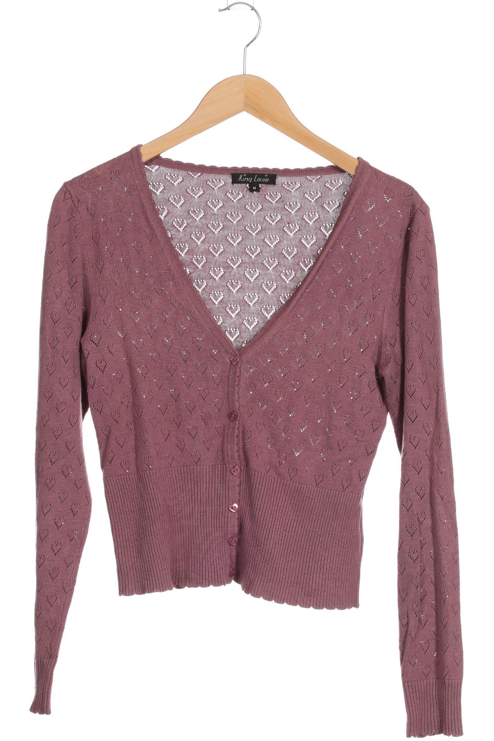 

King Louie Damen Strickjacke, lila, Gr.