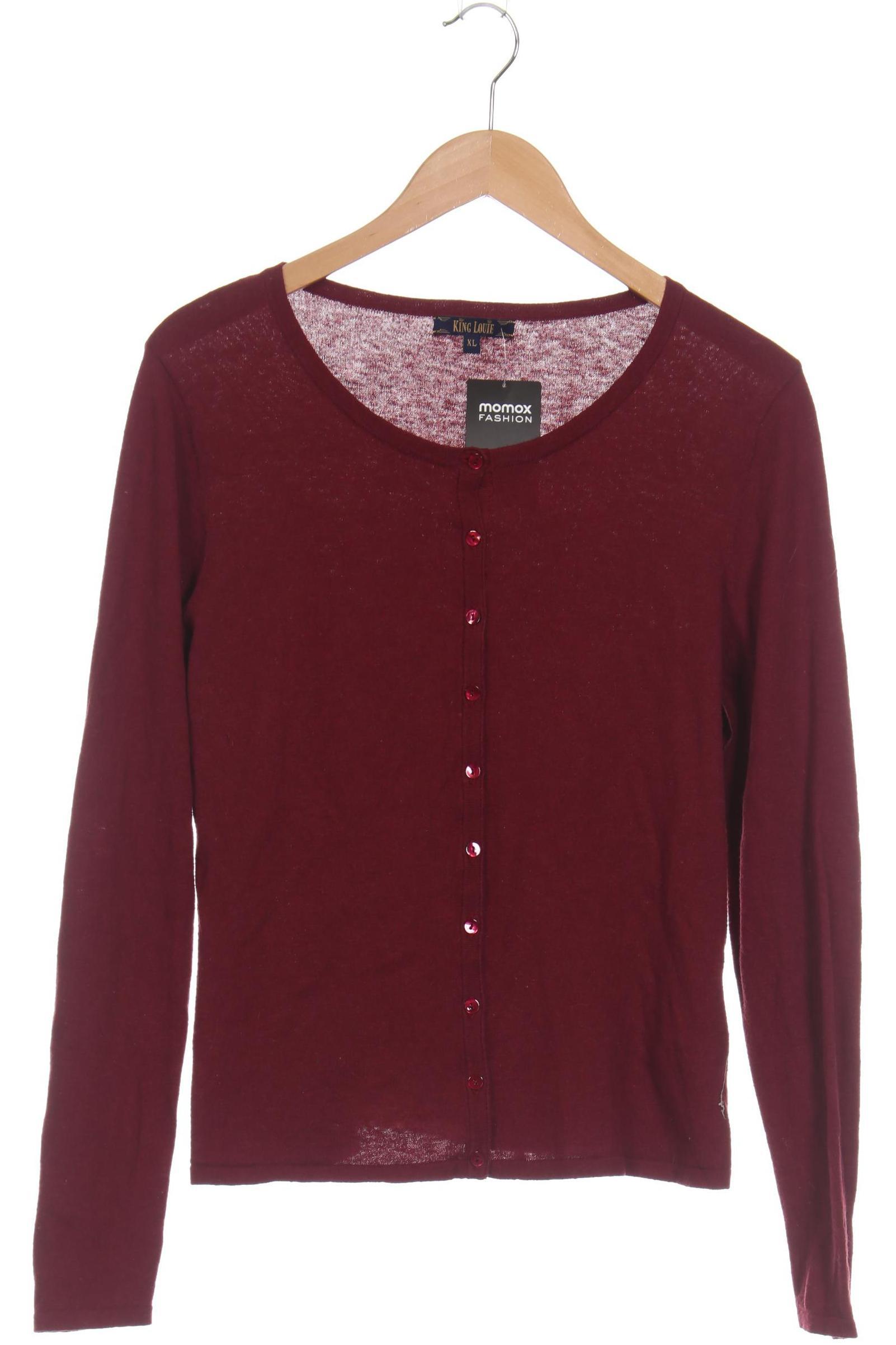 

King Louie Damen Strickjacke, rot, Gr.