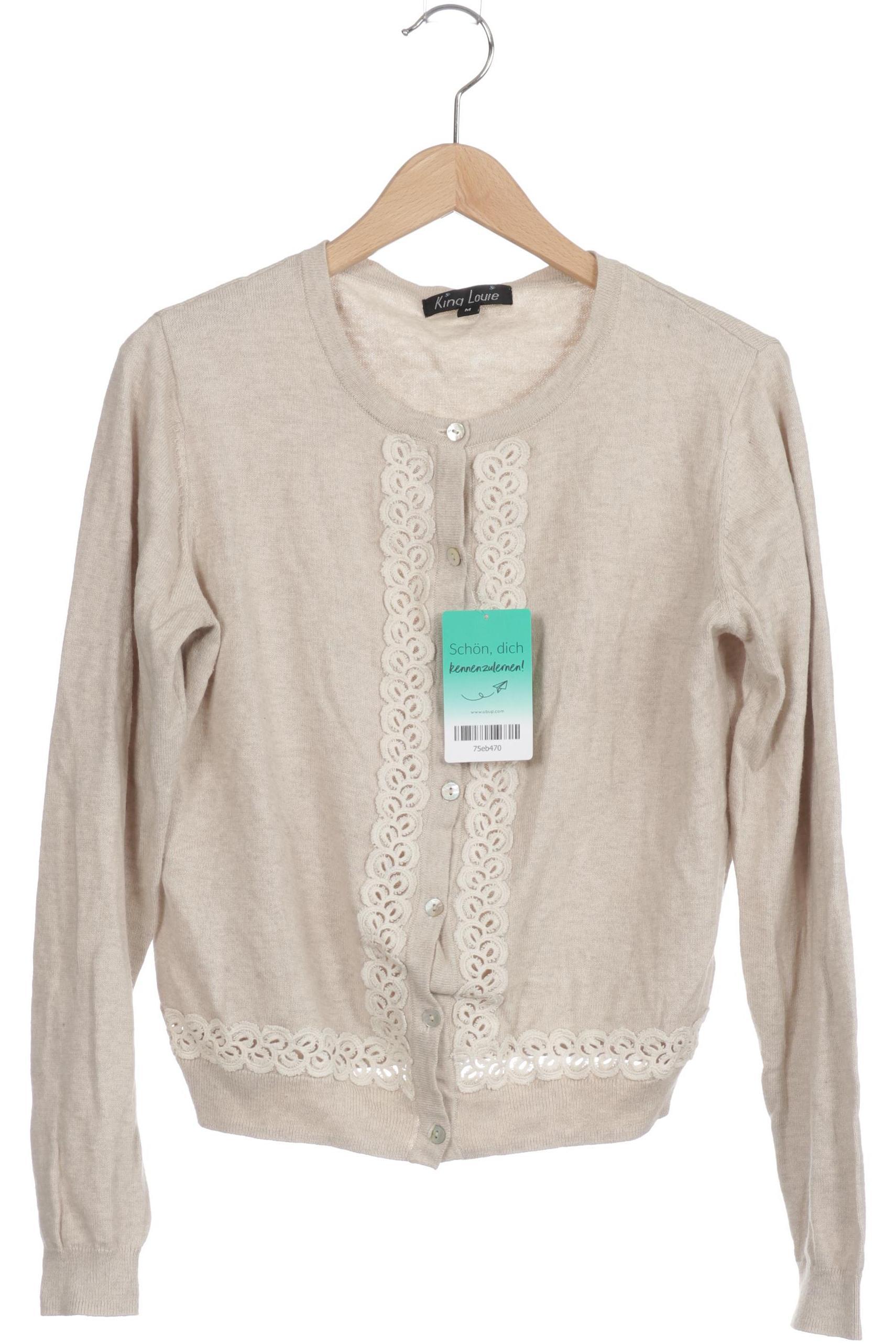 

King Louie Damen Strickjacke, beige, Gr.