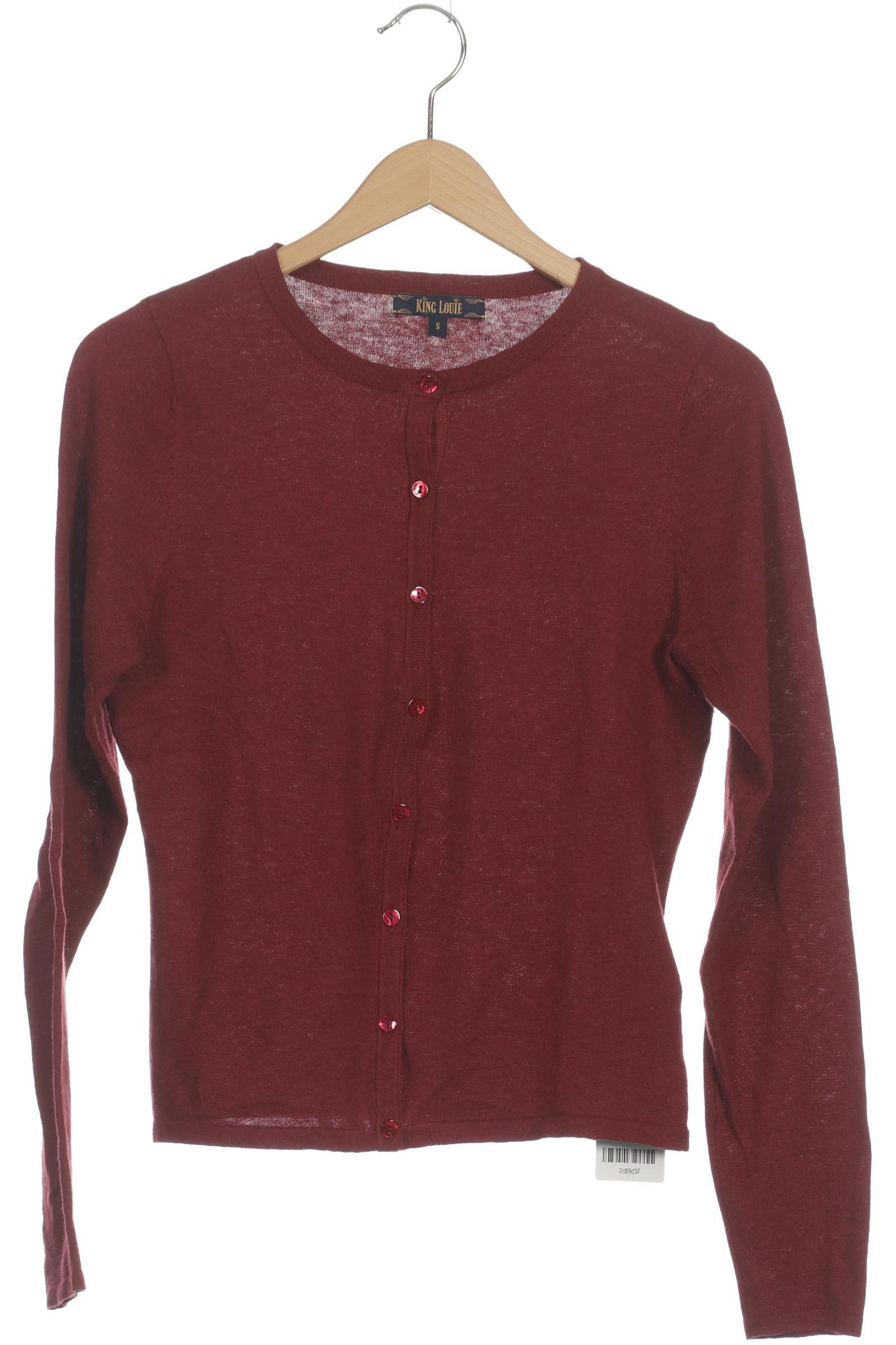 

King Louie Damen Strickjacke, rot, Gr.