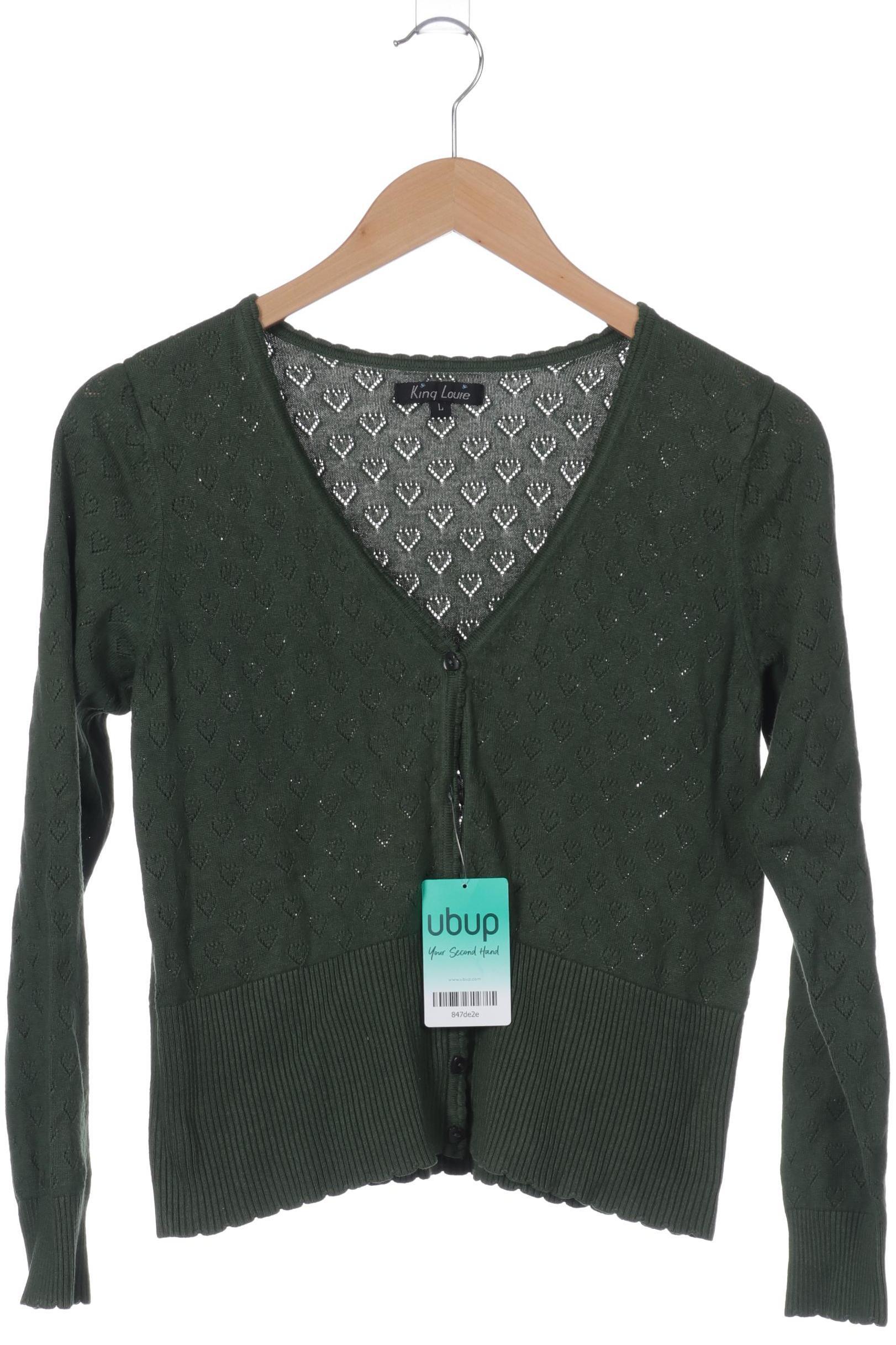

King Louie Damen Strickjacke, grün, Gr.