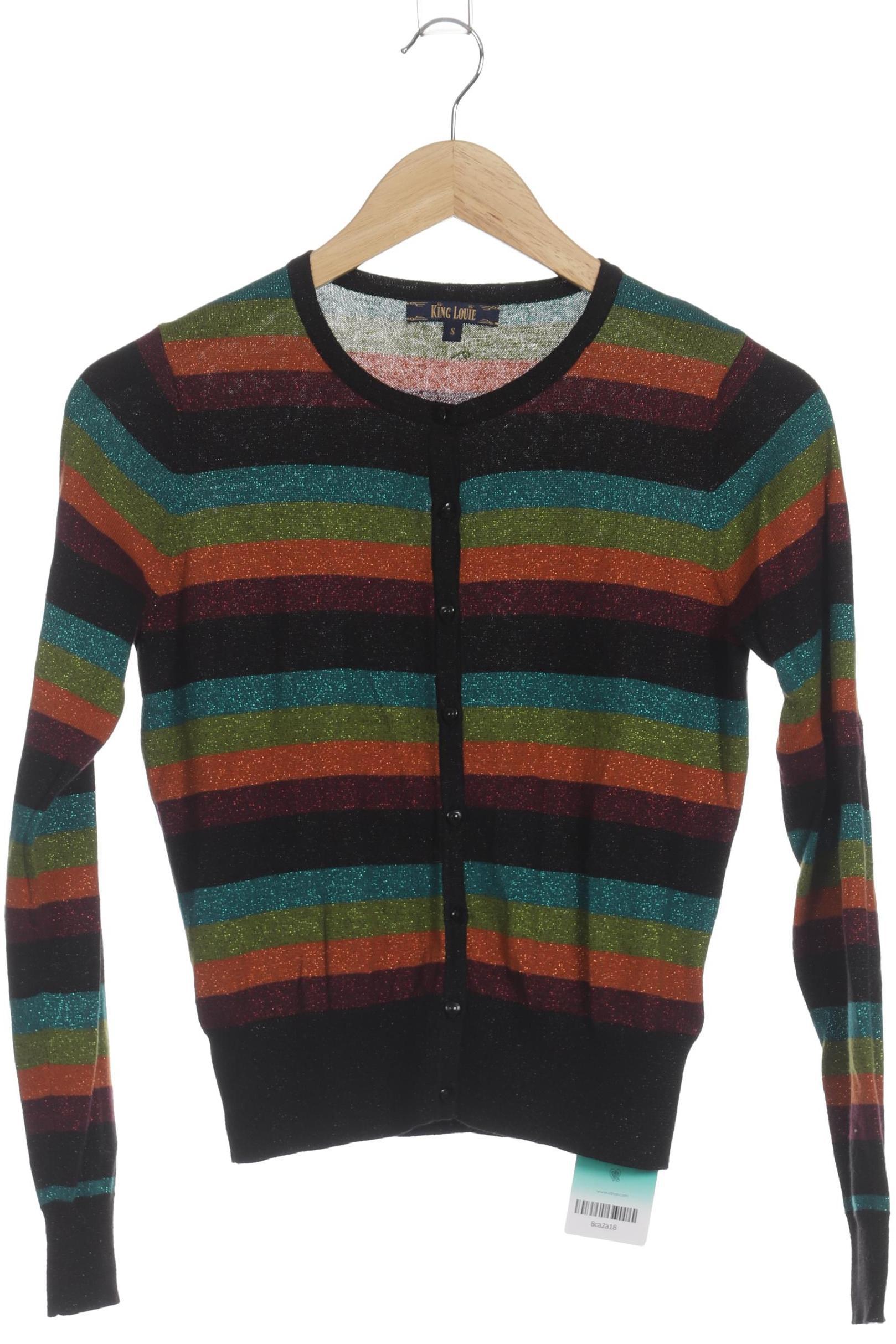 

King Louie Damen Strickjacke, schwarz, Gr.